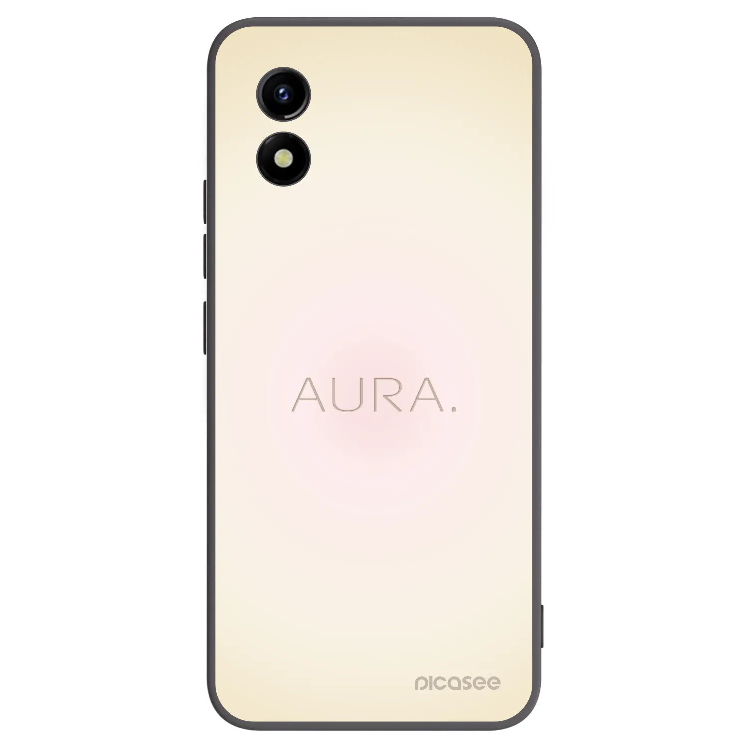 Picasee crna silikonska maskica za Vivo Y01 - Aura