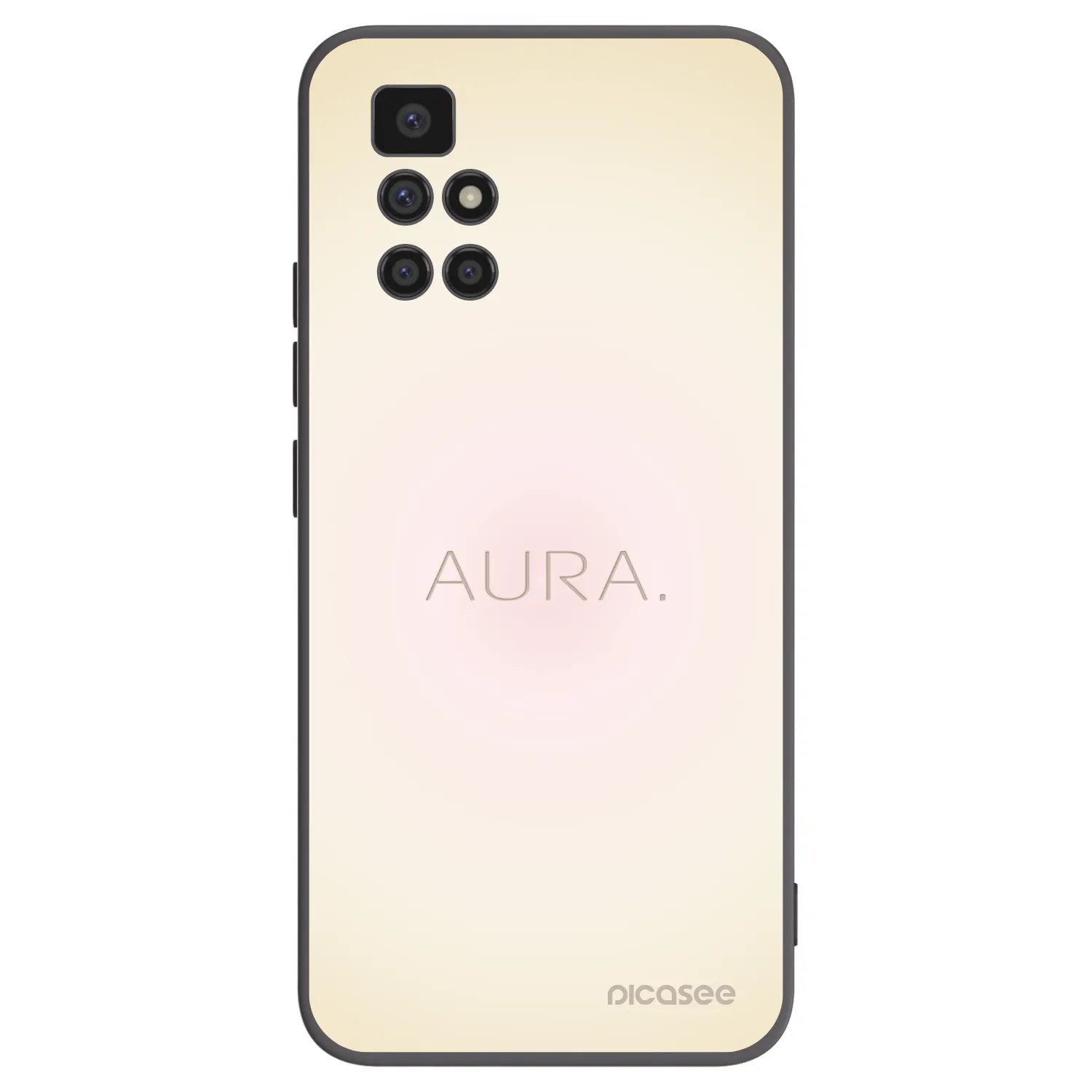 Picasee crna silikonska maskica za Xiaomi Redmi 10 (2022) - Aura