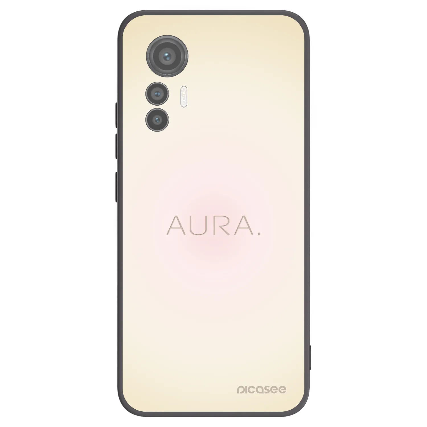 Picasee crna silikonska maskica za Xiaomi 12 Lite - Aura