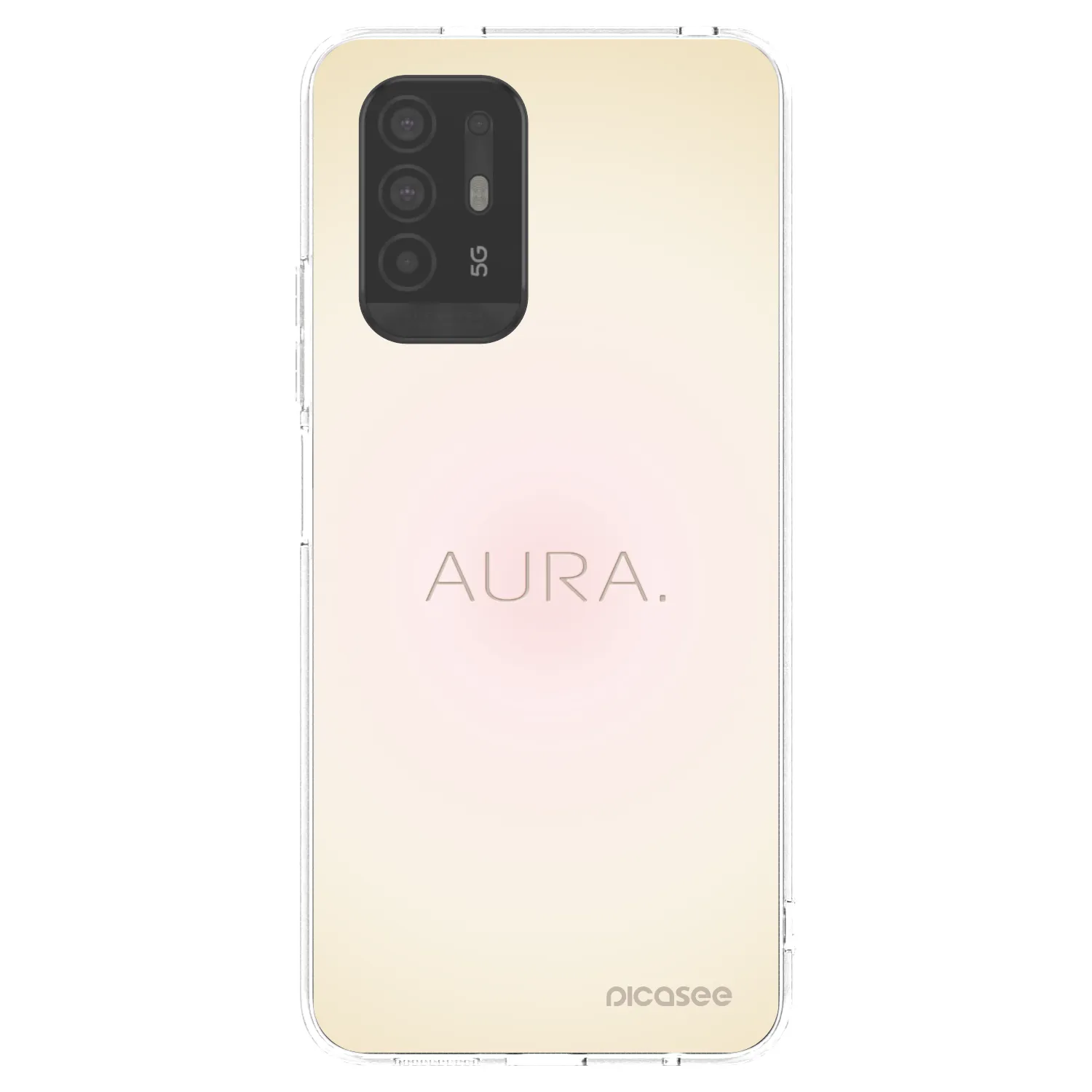 Picasee silikonska prozirna maskica za OPPO A94 5G - Aura