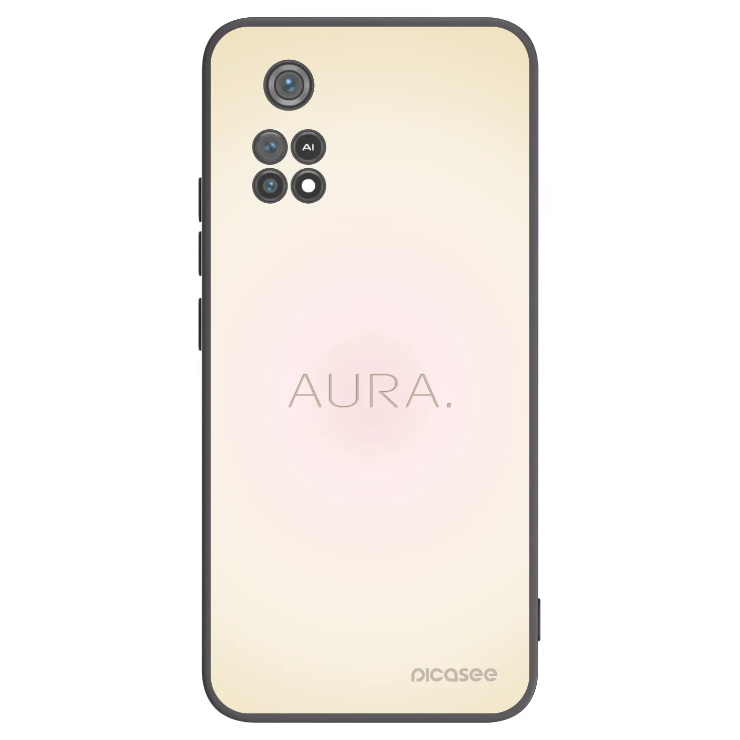 Picasee crna silikonska maskica za Xiaomi Poco M4 Pro - Aura