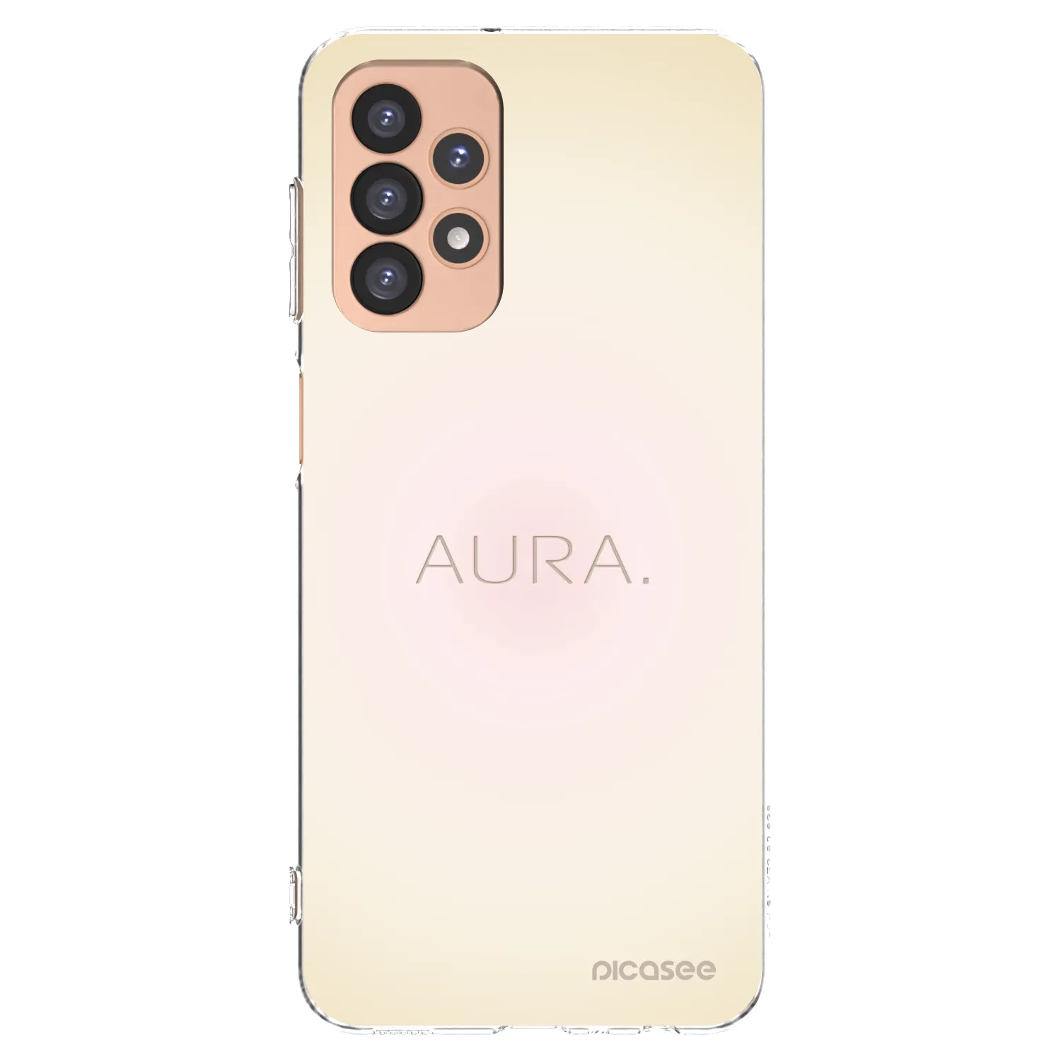 Picasee silikonska prozirna maskica za Samsung Galaxy A23 A236B 5G - Aura