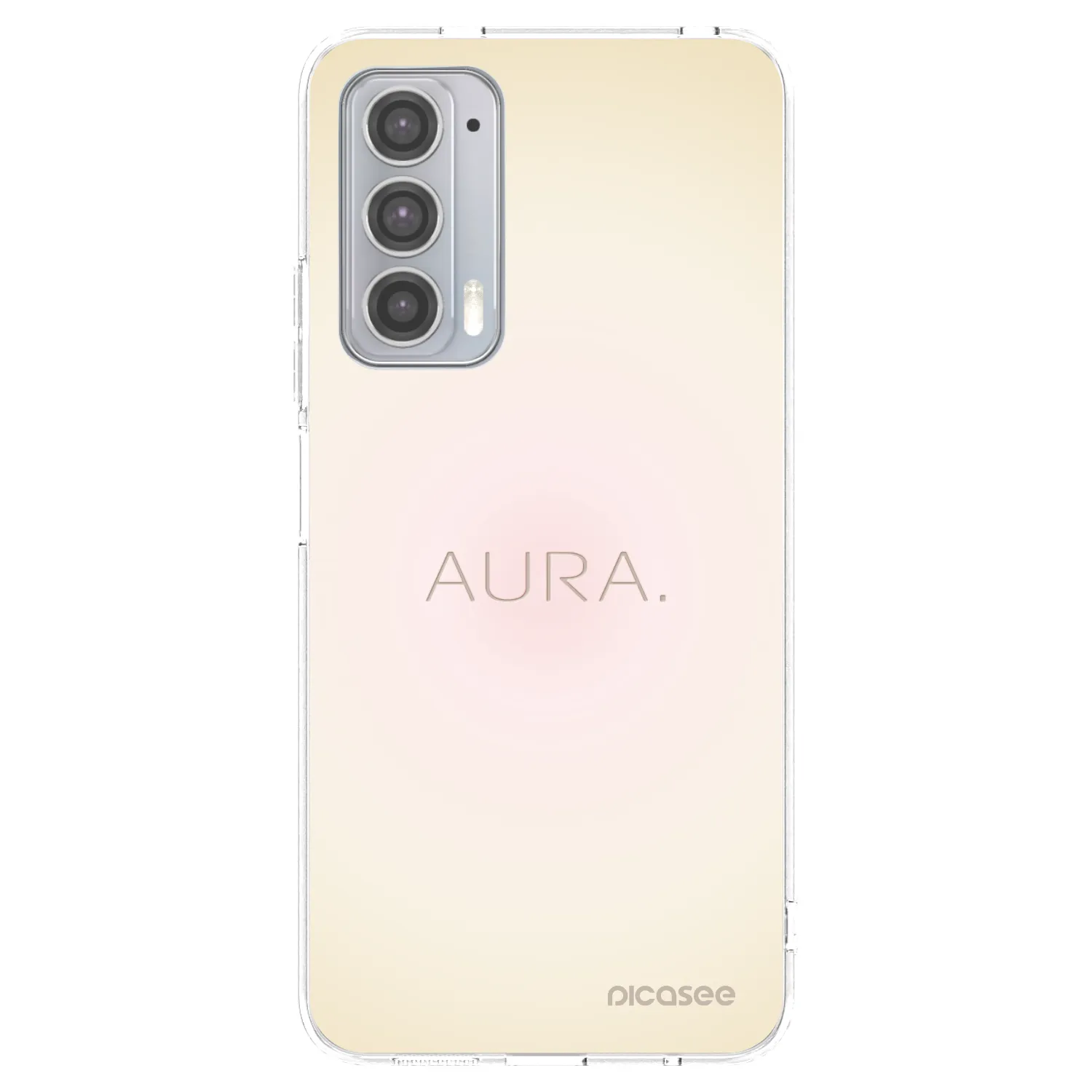 Picasee silikonska prozirna maskica za Motorola Edge 20 - Aura