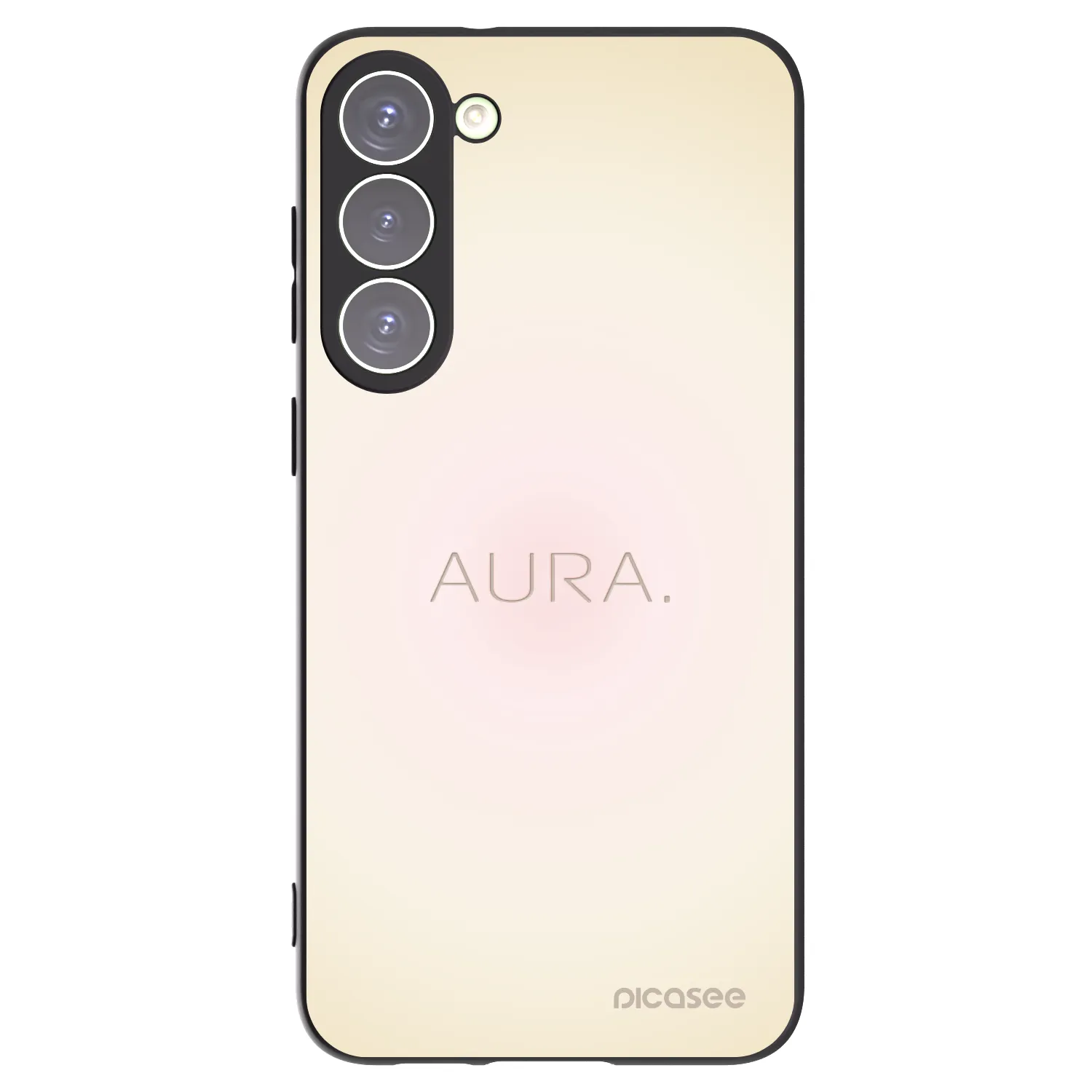 Picasee crna silikonska maskica za Samsung Galaxy S23+ 5G - Aura