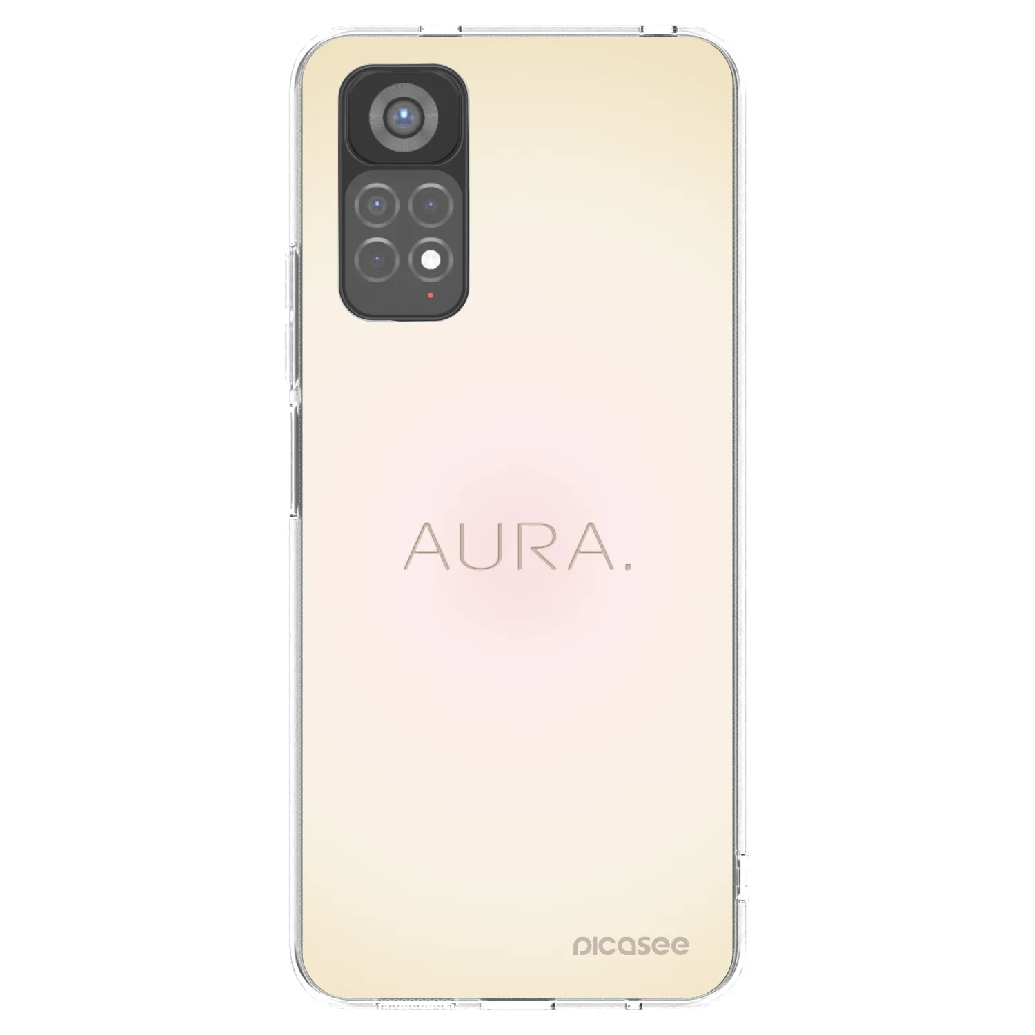 Picasee silikonska prozirna maskica za Xiaomi Redmi Note 11S 5G - Aura