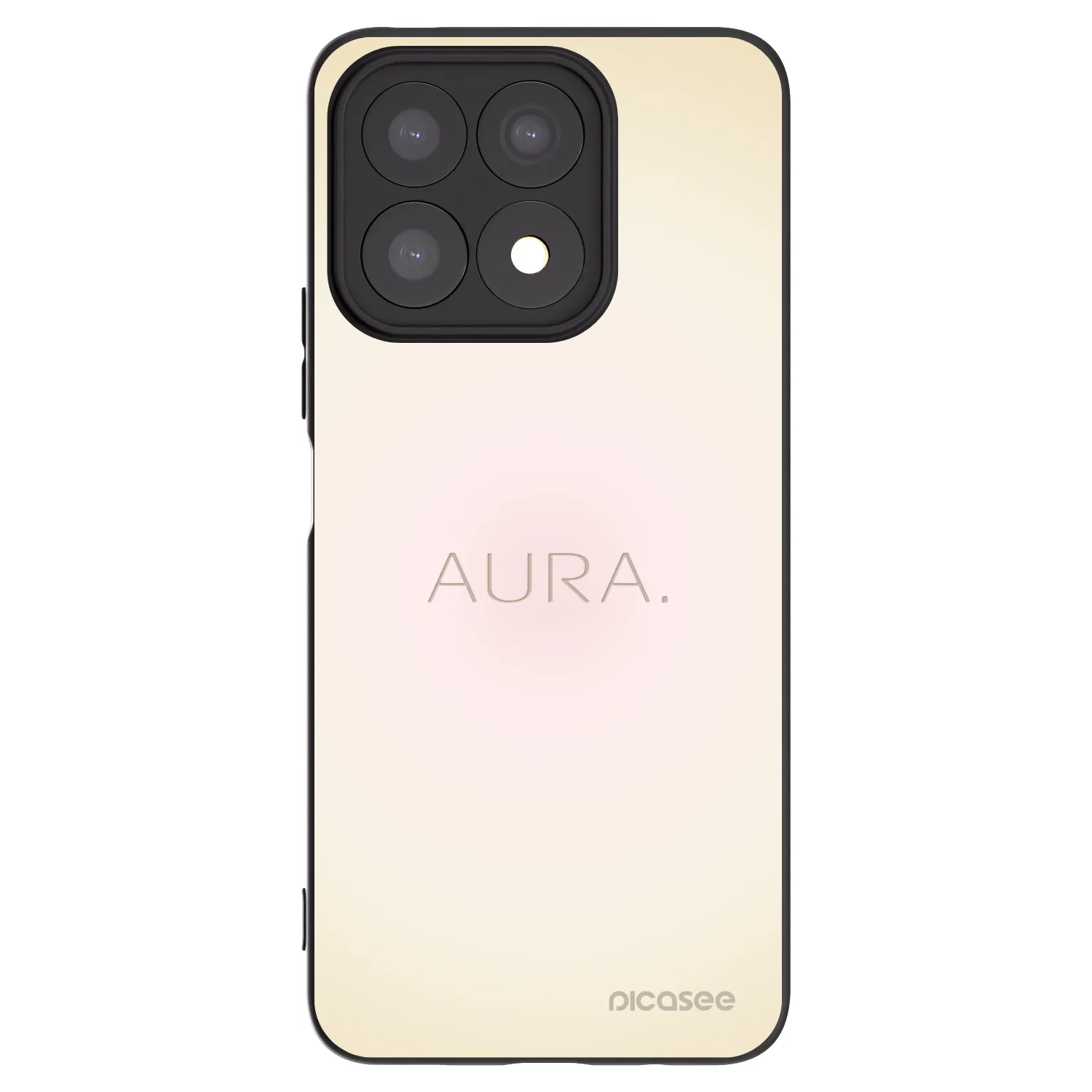 Picasee crna silikonska maskica za Honor X8a - Aura