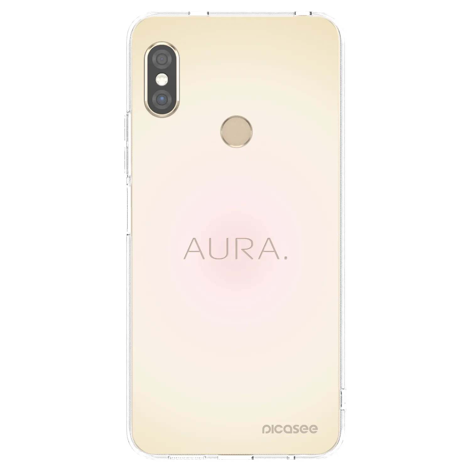 Picasee silikonska prozirna maskica za Xiaomi Redmi Note 5 Global - Aura