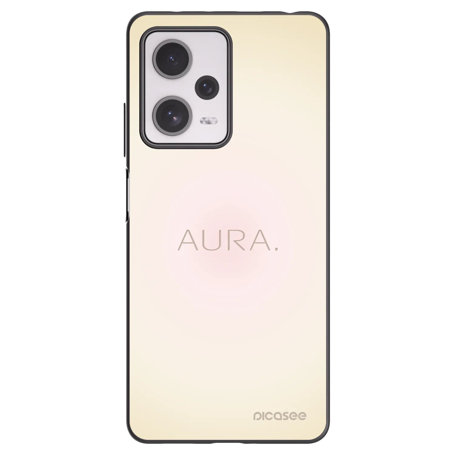 Picasee crna silikonska maskica za Xiaomi Redmi Note 12 Pro+ 5G - Aura