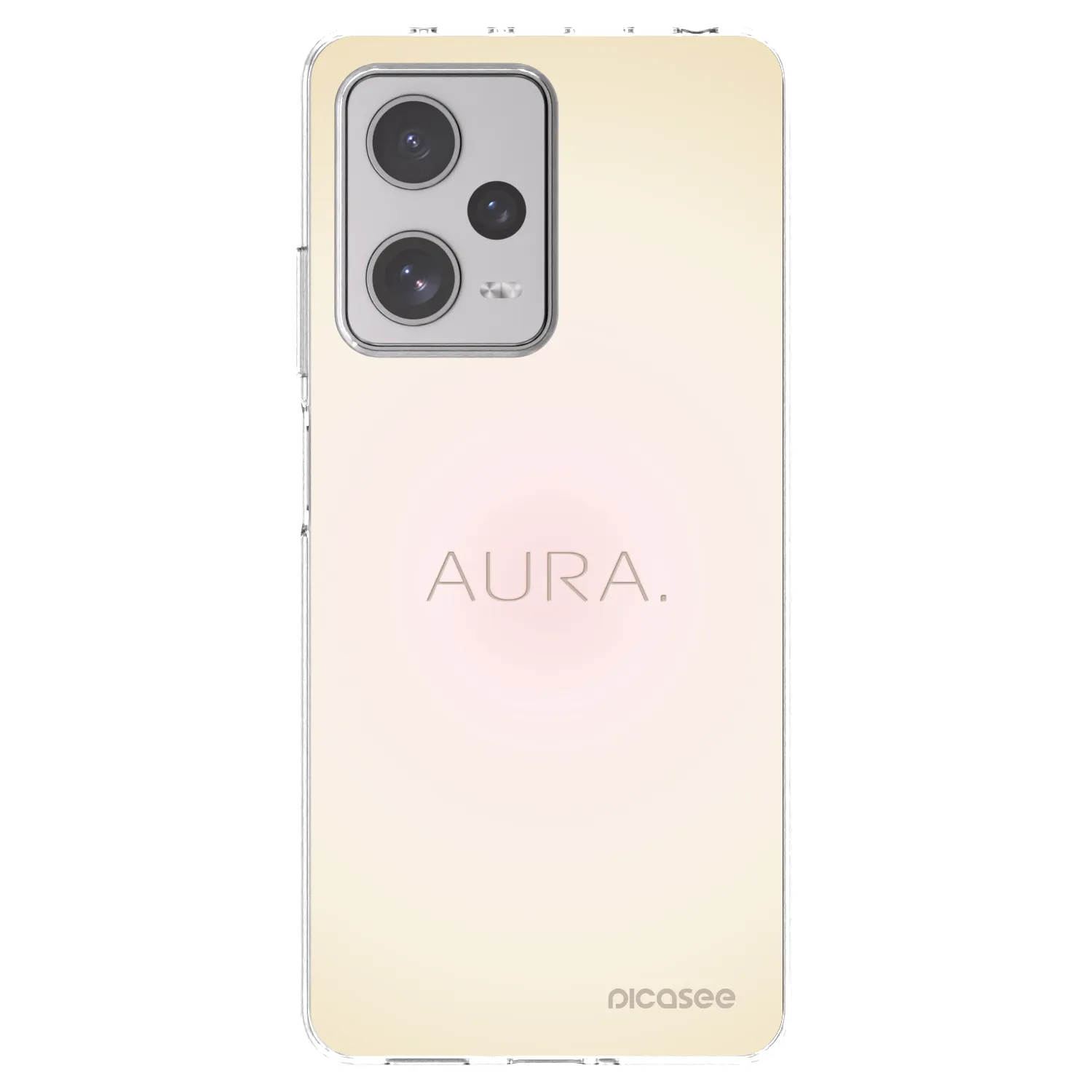 Picasee silikonska prozirna maskica za Xiaomi Redmi Note 12 Pro+ 5G - Aura