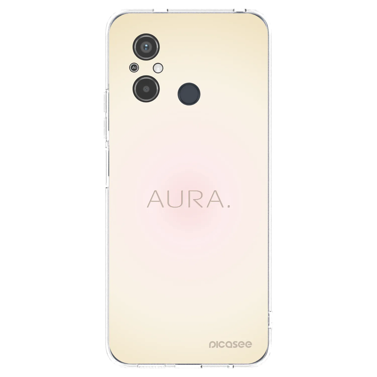 Picasee silikonska prozirna maskica za Xiaomi Redmi 12C - Aura