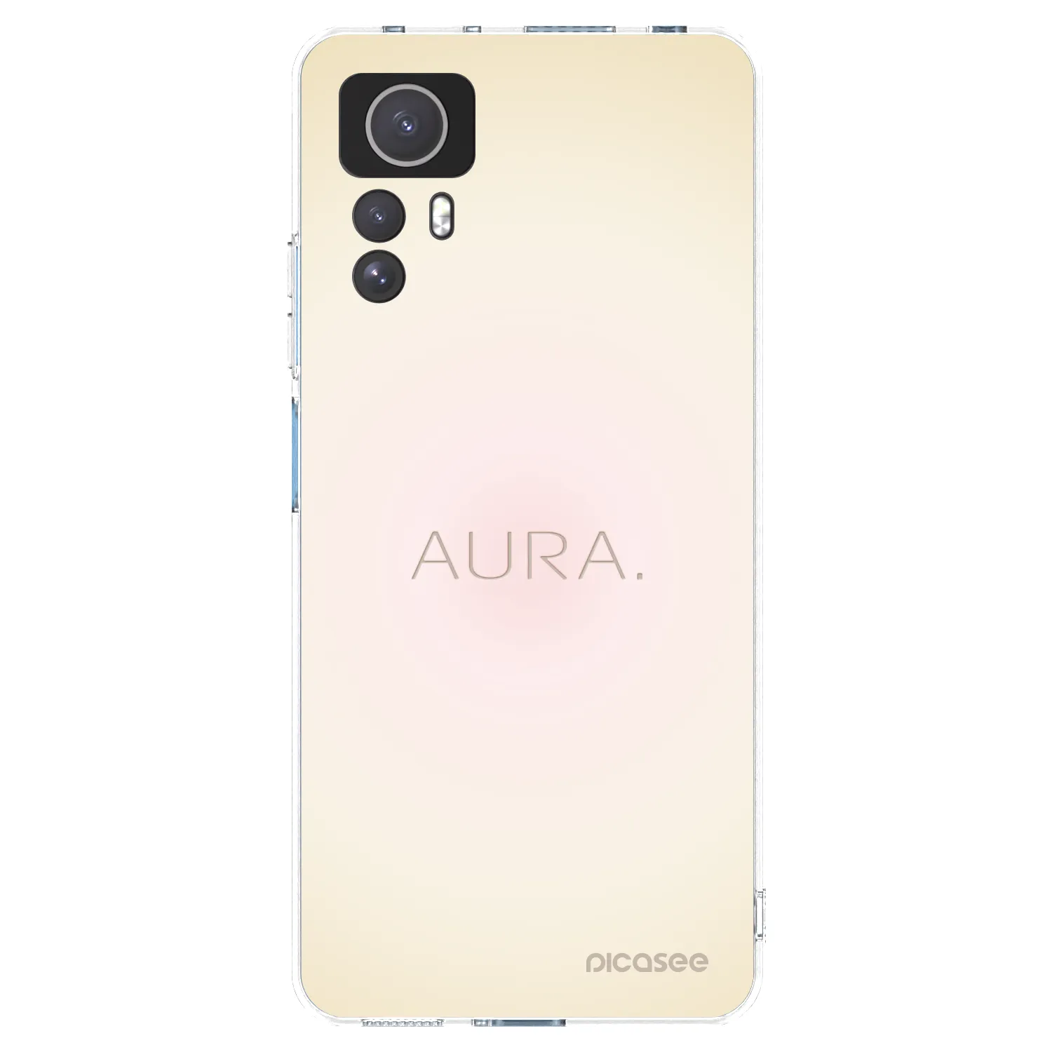 Picasee silikonska prozirna maskica za Xiaomi Redmi Note 12S - Aura