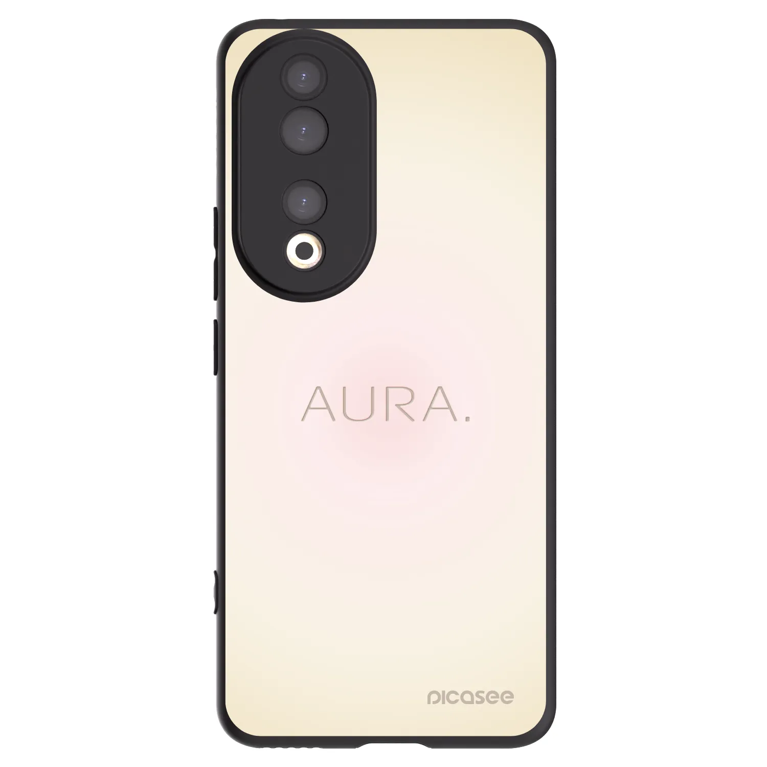 Picasee crna silikonska maskica za Honor 90 5G - Aura