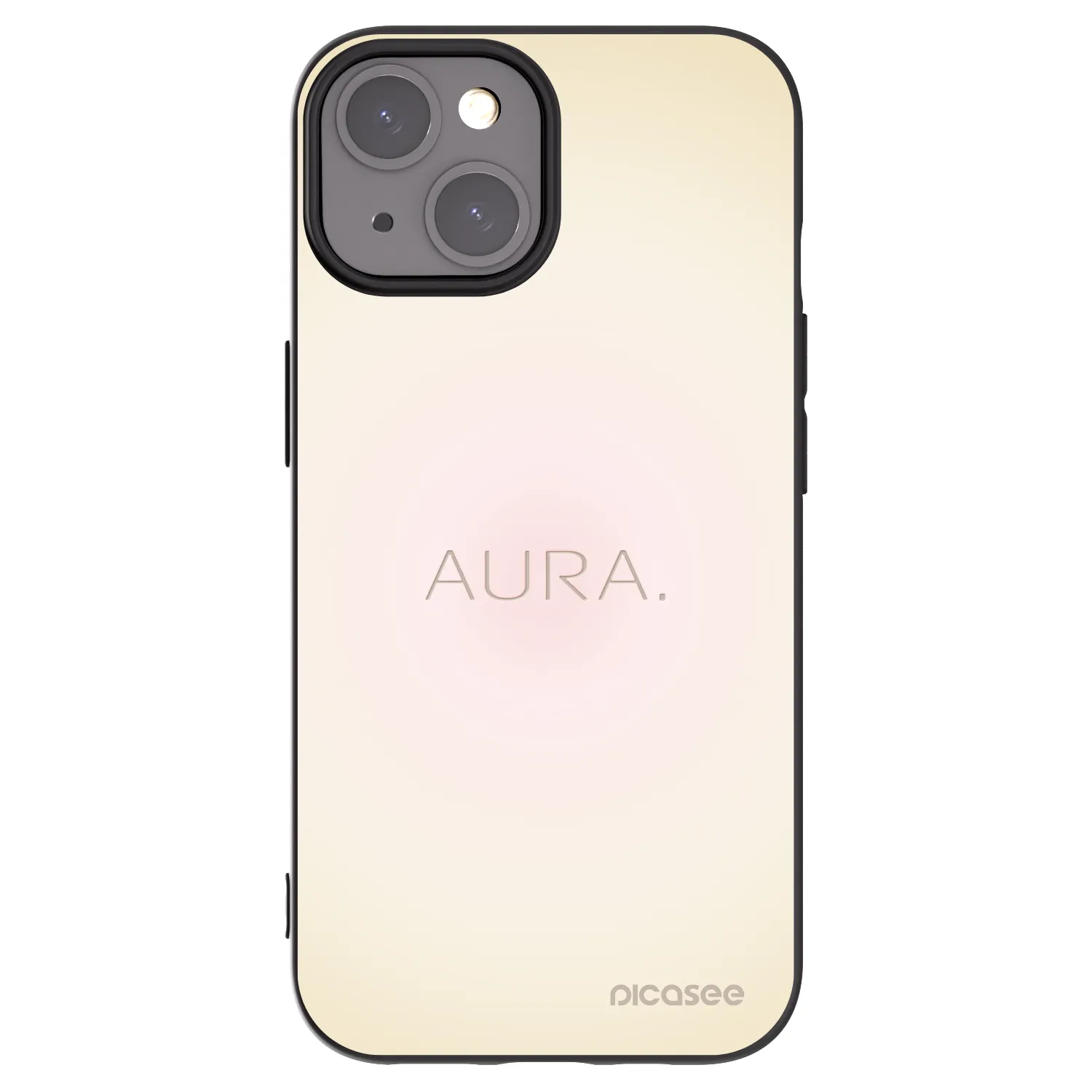 Picasee crna silikonska maskica za Apple iPhone 15 - Aura