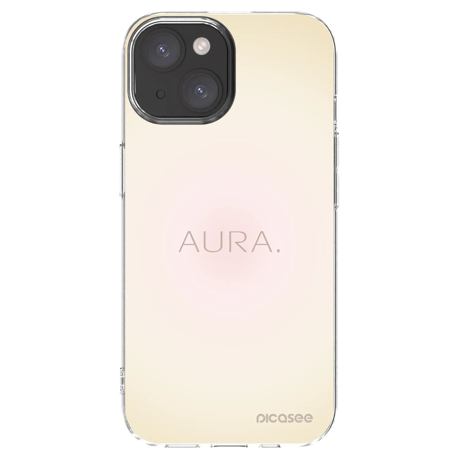 Picasee silikonska prozirna maskica za Apple iPhone 15 - Aura