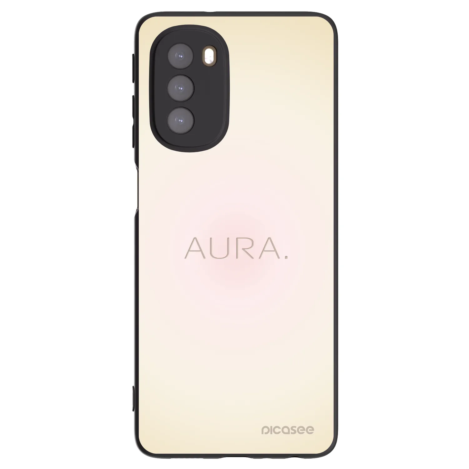 Picasee crna silikonska maskica za Motorola Moto G51 - Aura