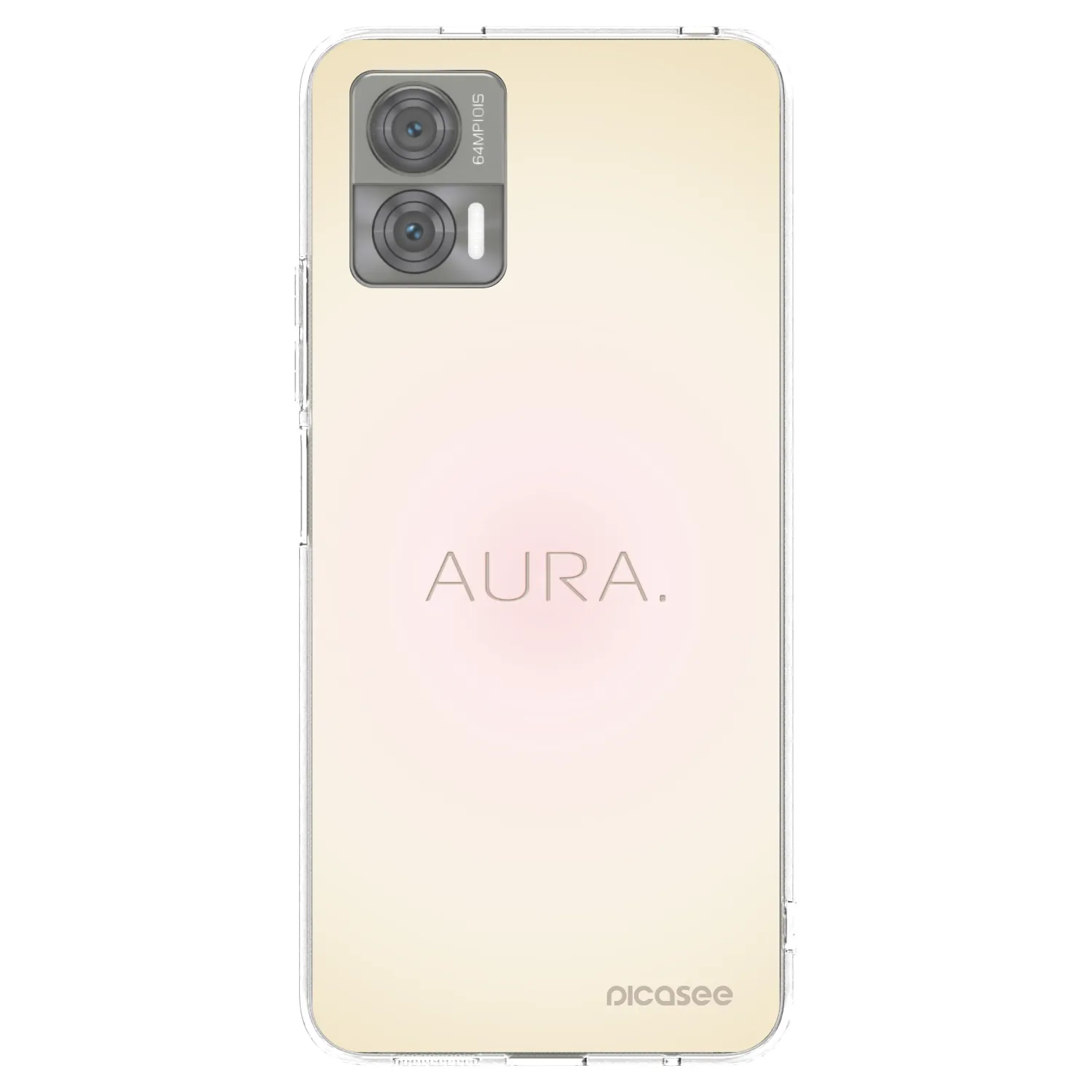Picasee silikonska prozirna maskica za Motorola Edge 30 Neo - Aura