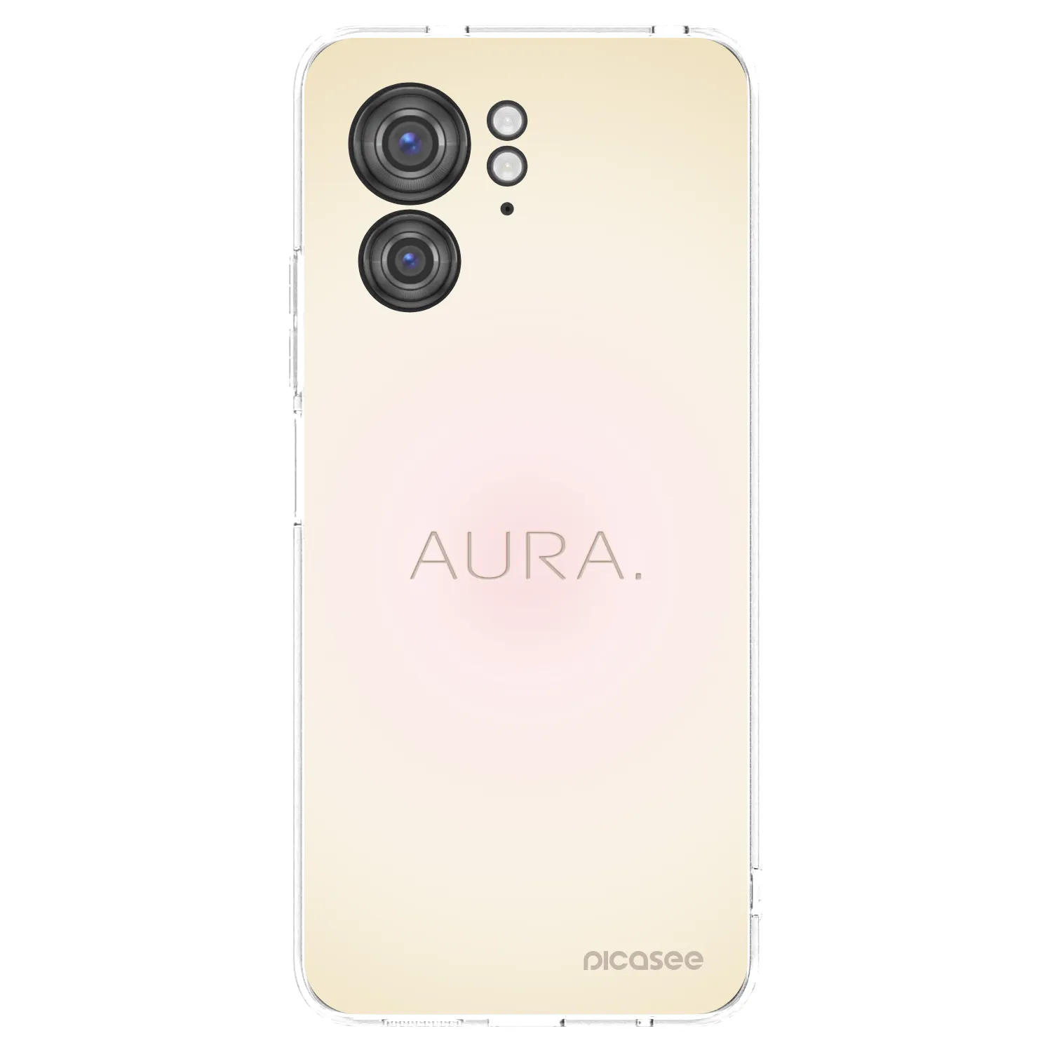Picasee silikonska prozirna maskica za Motorola Edge 40 - Aura
