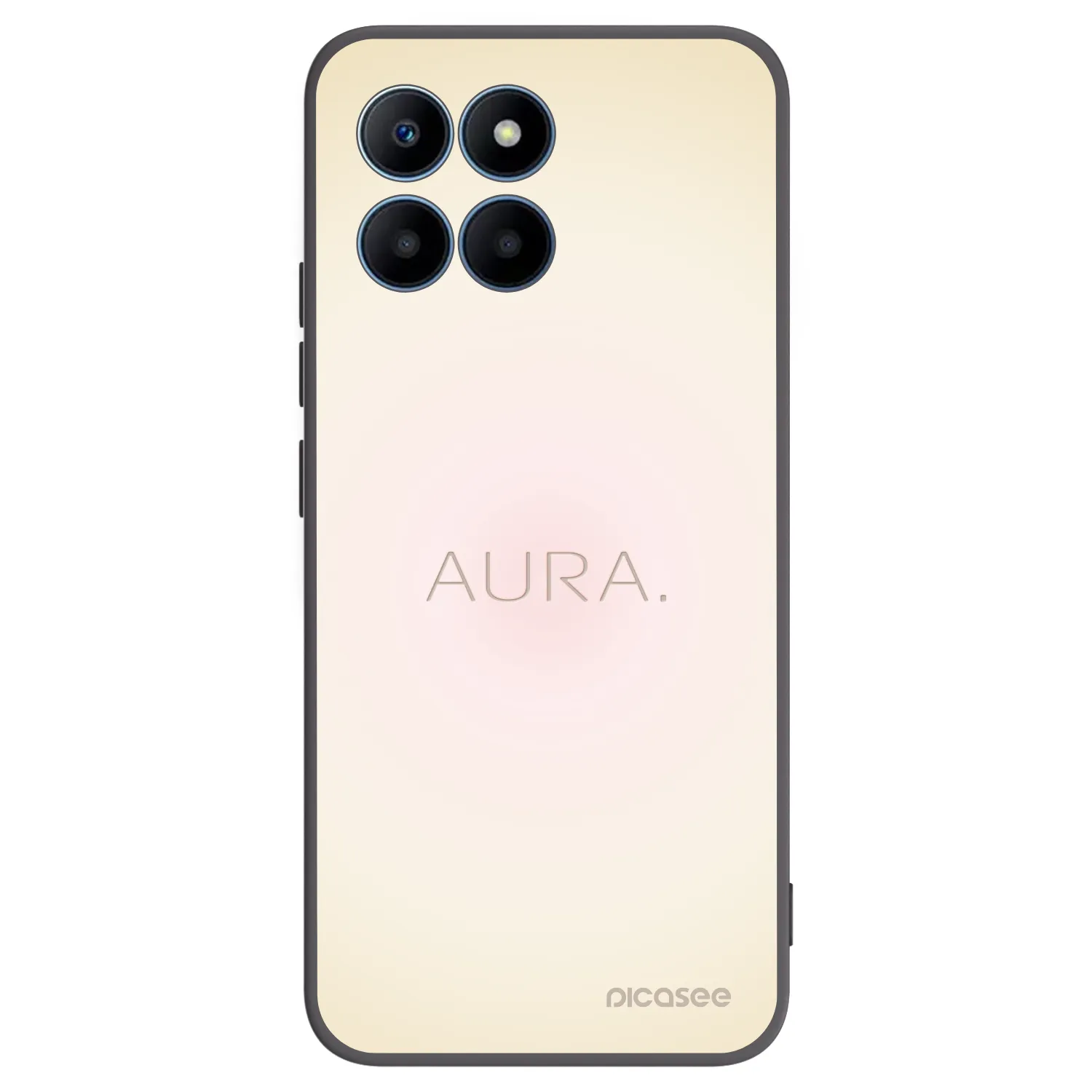 Picasee crna silikonska maskica za Honor 70 Lite - Aura