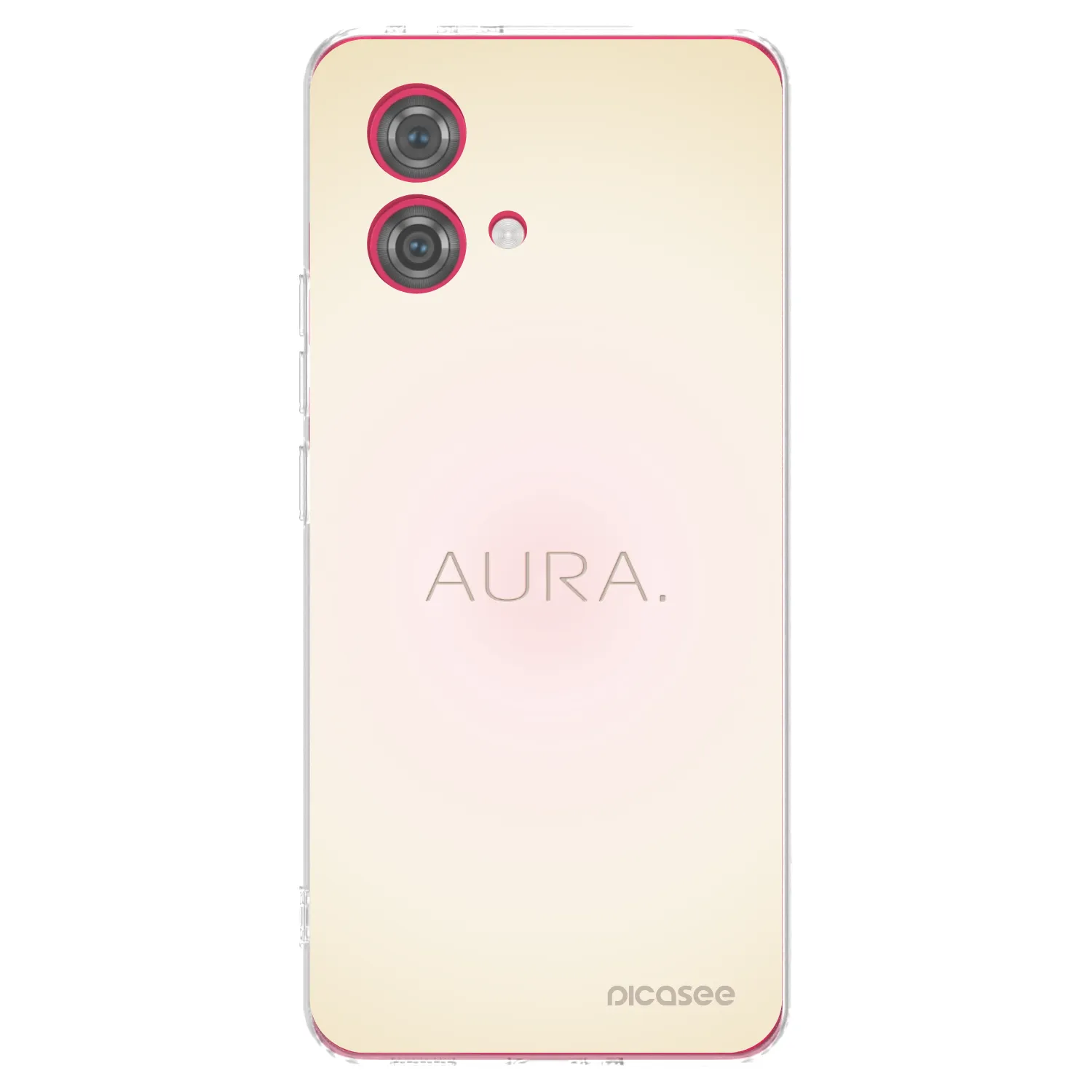 Picasee silikonska prozirna maskica za Motorola Moto G84 5G - Aura
