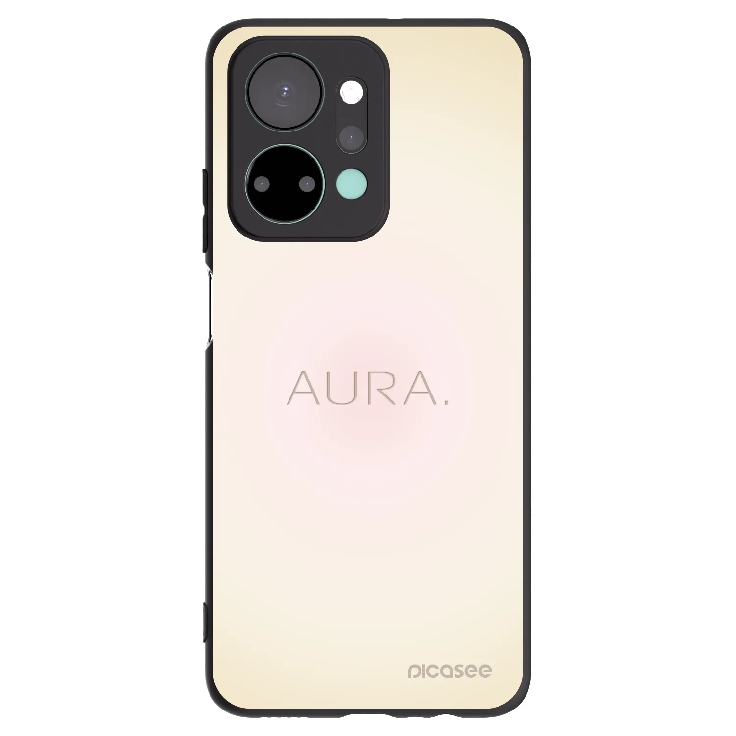 Picasee crna silikonska maskica za Honor X7a - Aura