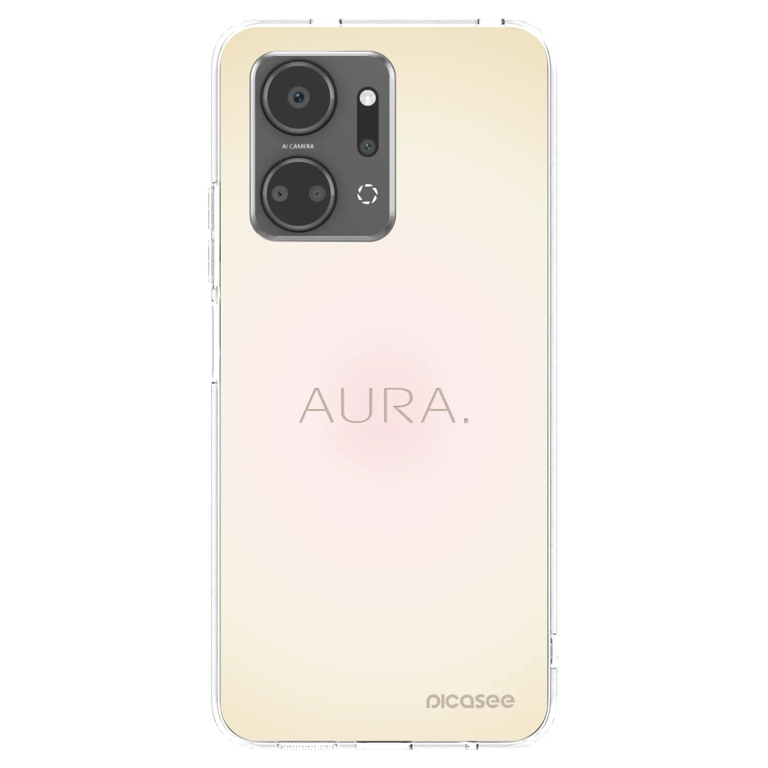 Picasee silikonska prozirna maskica za Honor X7a - Aura