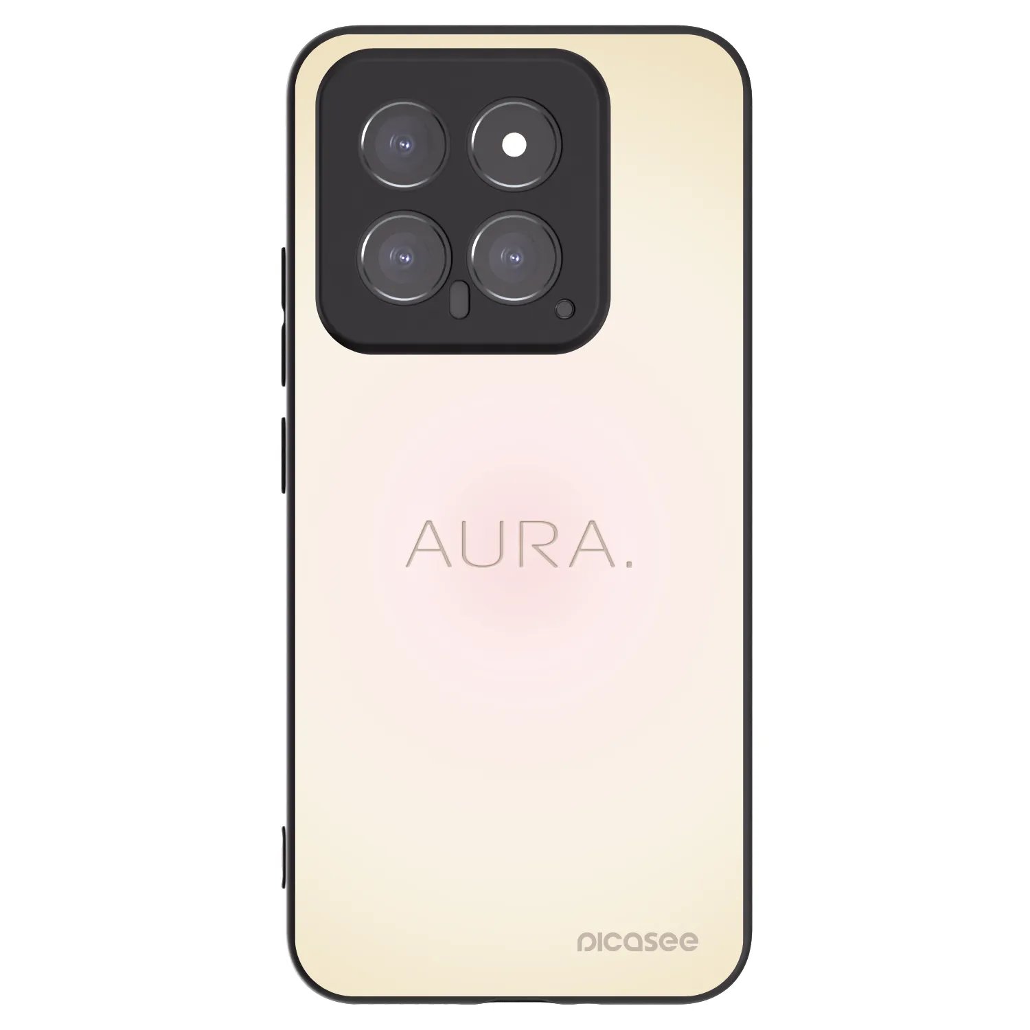 Picasee crna silikonska maskica za Xiaomi 14 - Aura