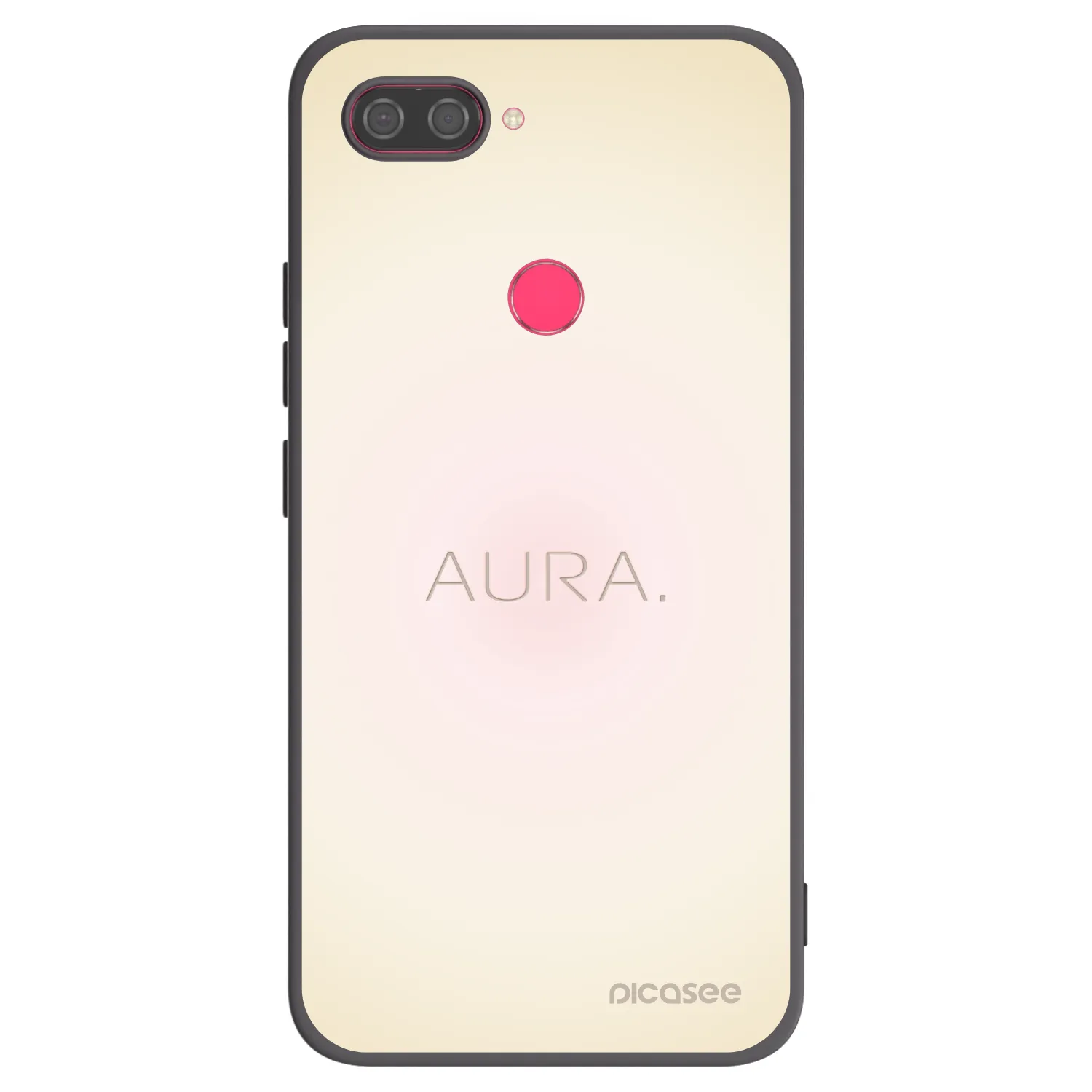 Picasee crna silikonska maskica za Xiaomi Mi 8 Lite - Aura