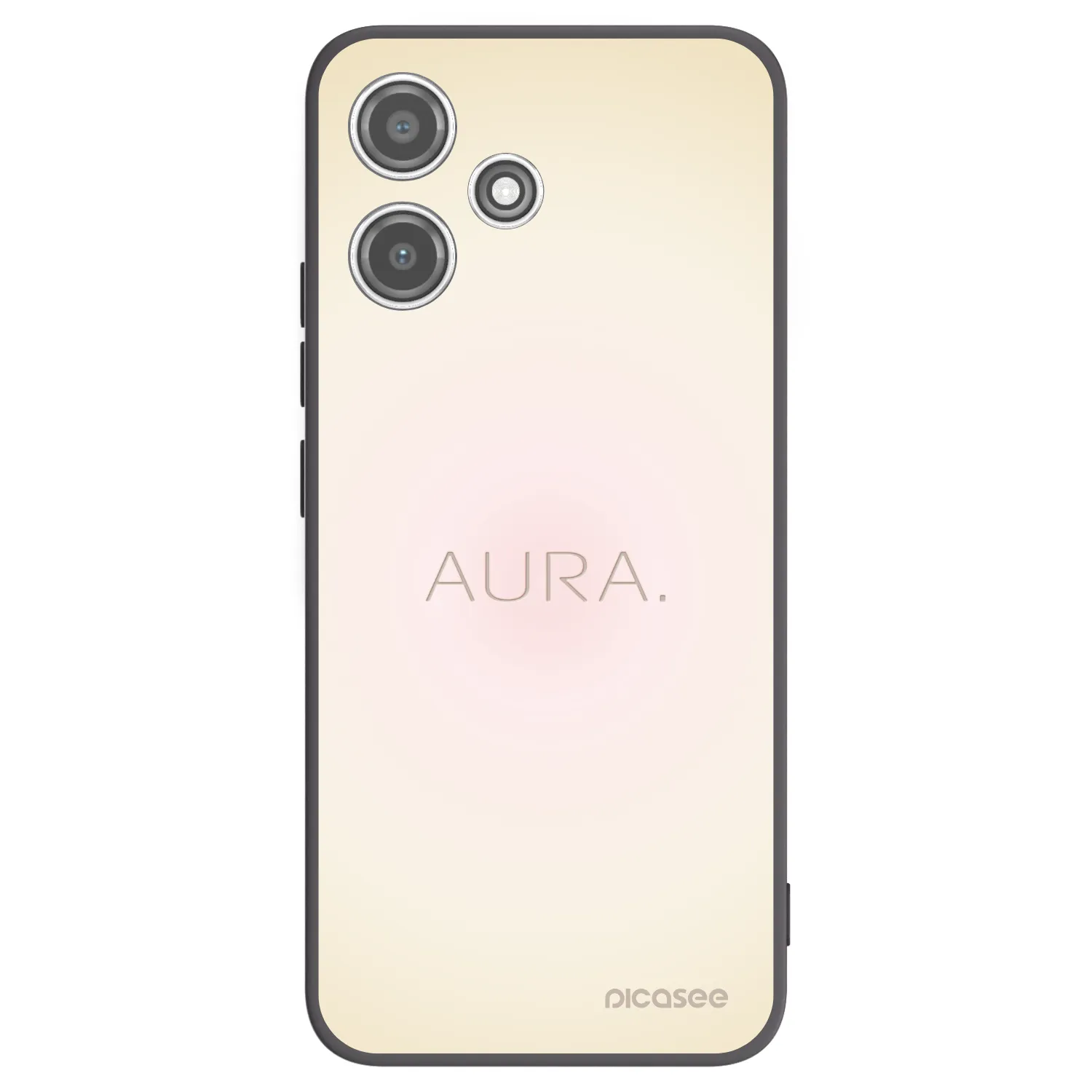 Picasee crna silikonska maskica za Xiaomi Redmi 12 5G - Aura