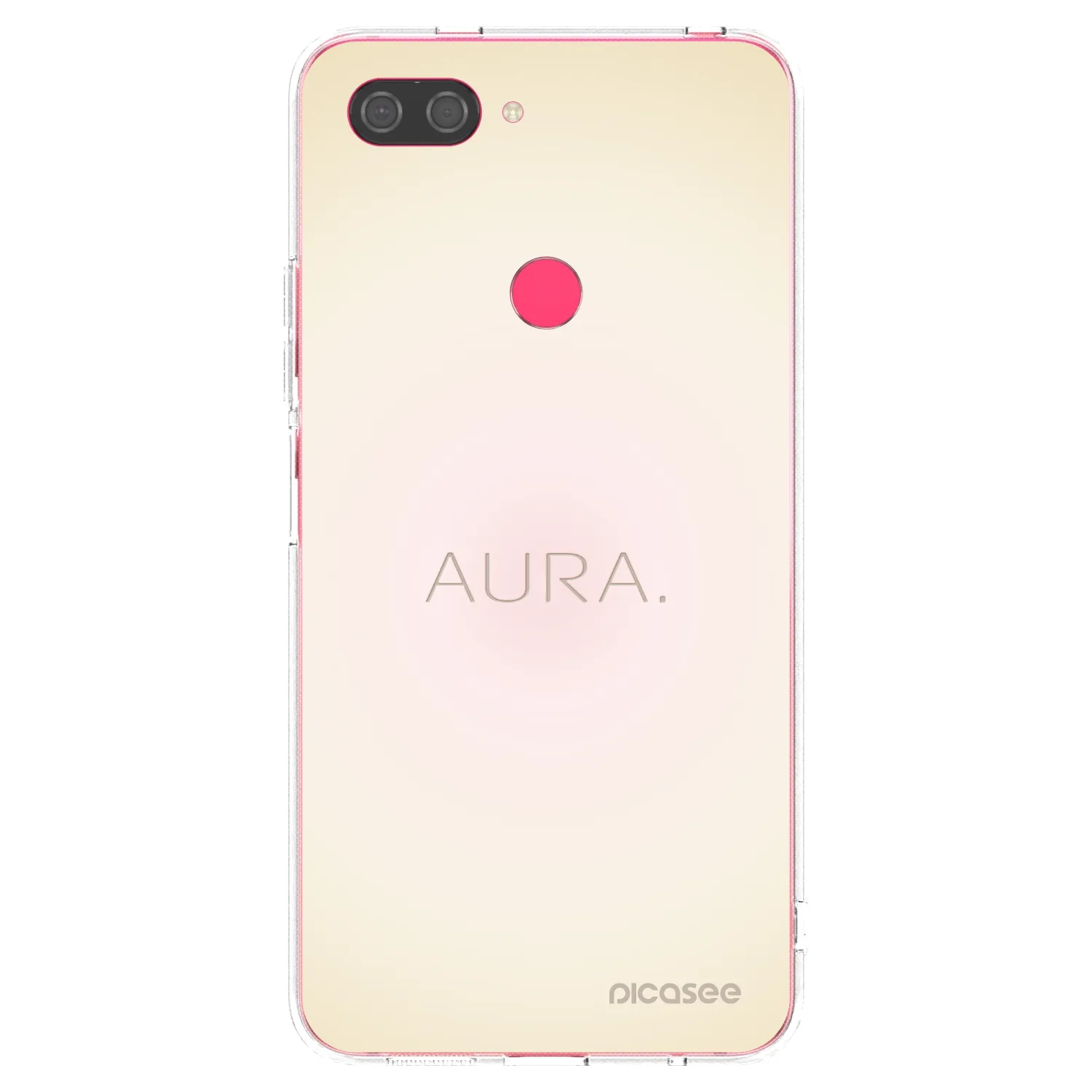 Picasee silikonska prozirna maskica za Xiaomi Mi 8 Lite - Aura