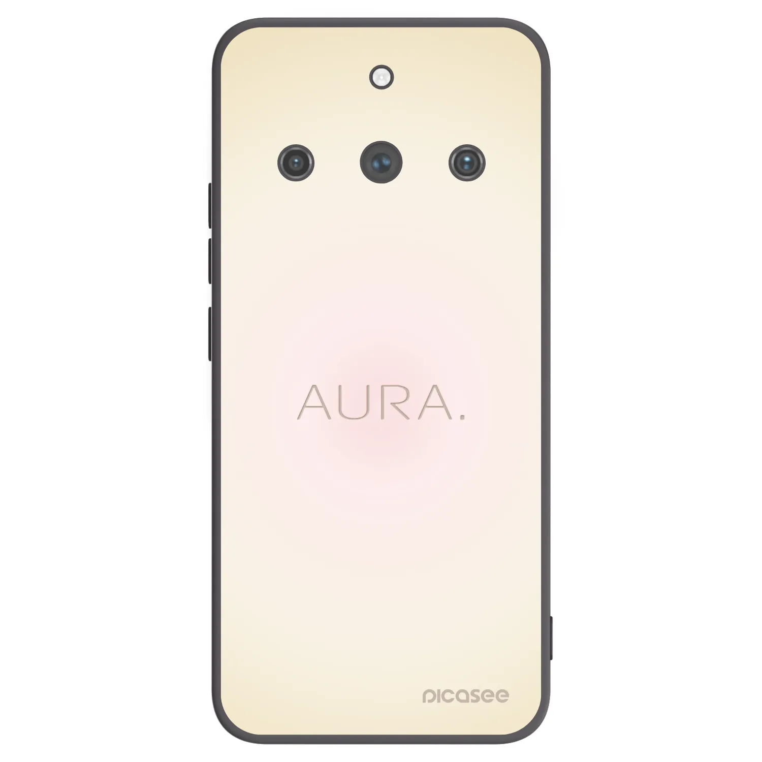 Picasee crna silikonska maskica za Realme 11 Pro+ - Aura