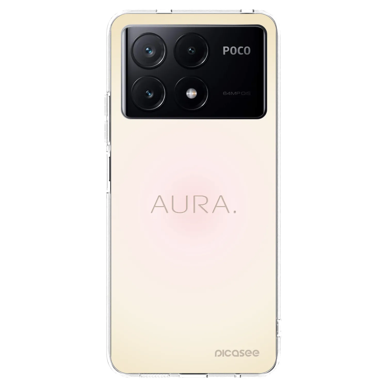 Picasee silikonska prozirna maskica za Xiaomi Poco X6 Pro - Aura
