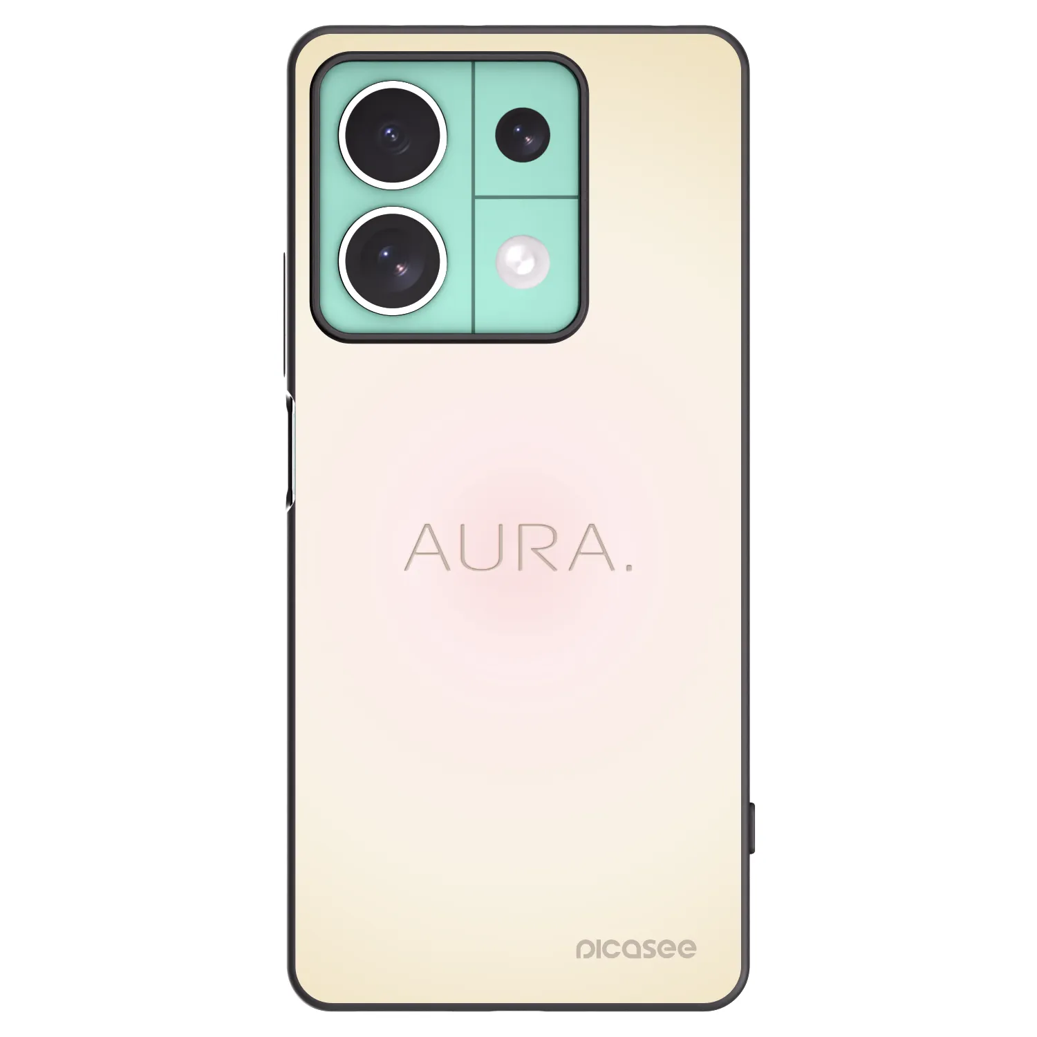 Picasee crna silikonska maskica za Xiaomi Redmi Note 13 5G - Aura