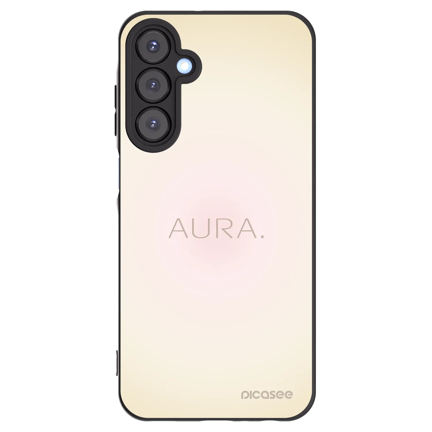 Picasee crna silikonska maskica za Samsung Galaxy A25 A256B 5G - Aura