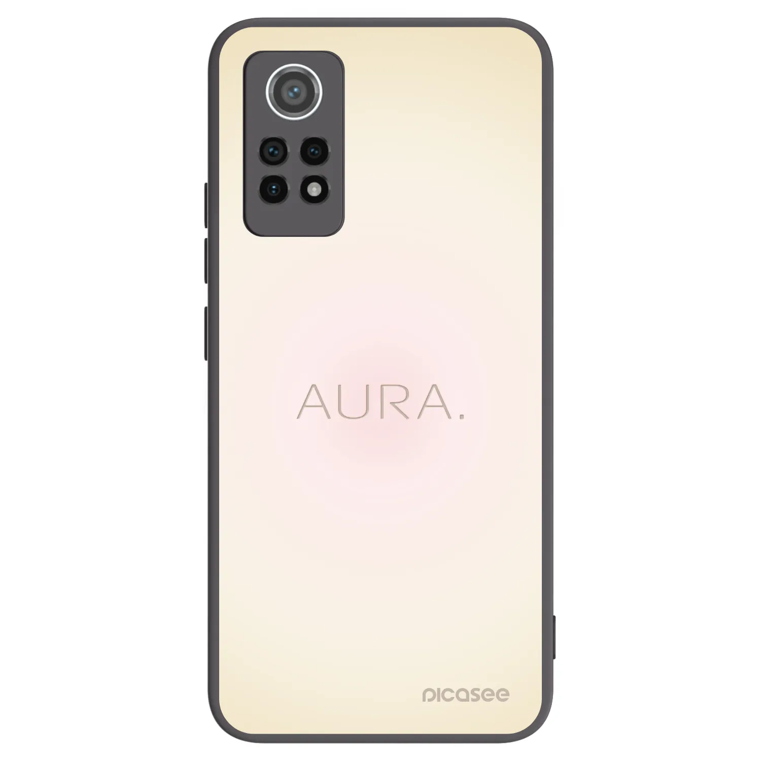 Picasee crna silikonska maskica za Xiaomi Redmi Note 12 Pro 4G - Aura