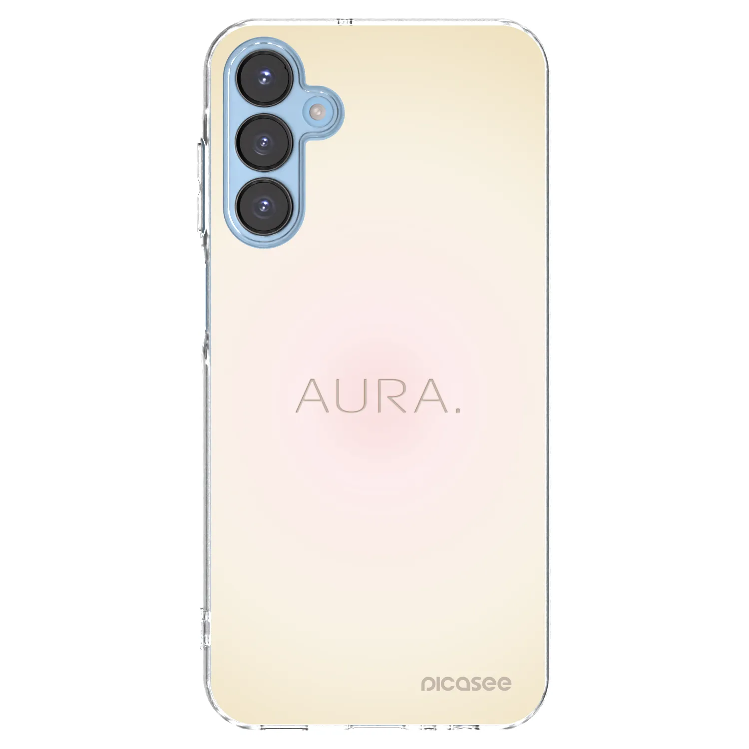 Picasee silikonska prozirna maskica za Samsung Galaxy A15 A156B 5G - Aura