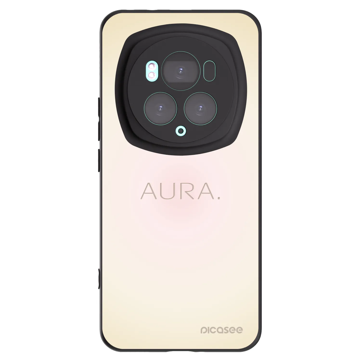 Picasee crna silikonska maskica za Honor Magic6 Pro - Aura