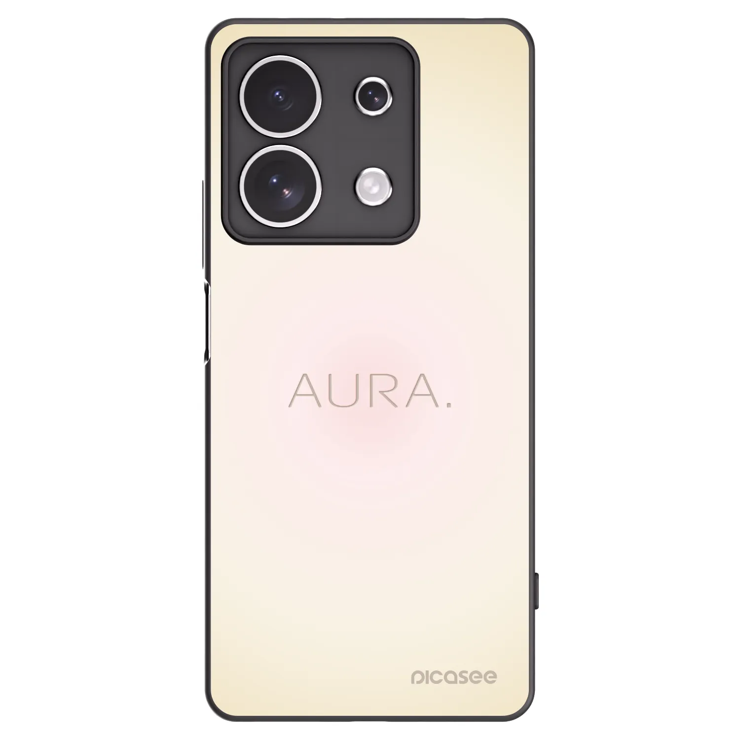 Picasee crna silikonska maskica za Xiaomi Redmi Note 13 4G - Aura