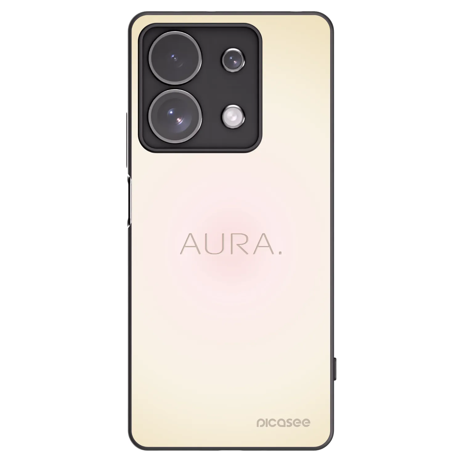 Picasee crna silikonska maskica za Xiaomi Redmi Note 13 Pro 4G - Aura
