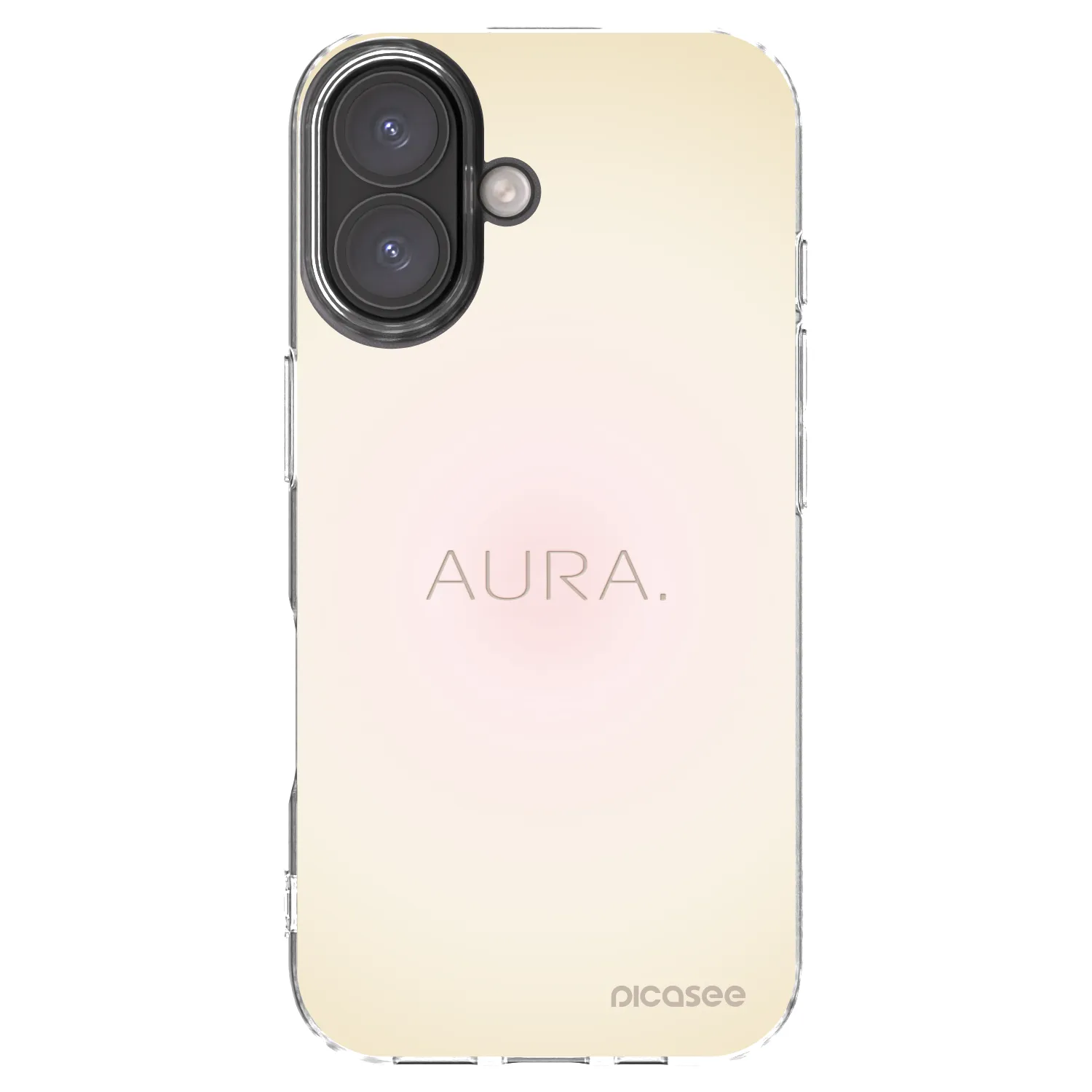 Picasee silikonska prozirna maskica za Apple iPhone 16 - Aura