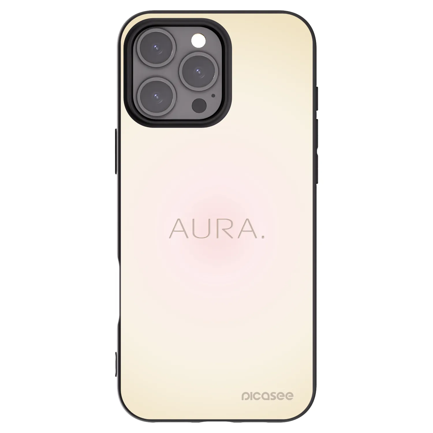 Picasee crna silikonska maskica za Apple iPhone 16 Pro Max - Aura