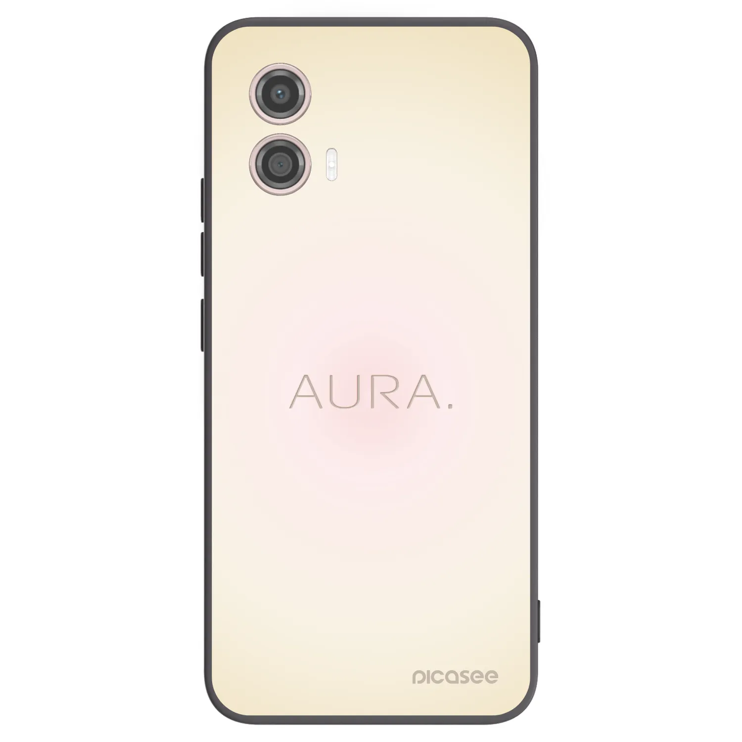 Picasee crna silikonska maskica za Motorola Moto G53 5G - Aura