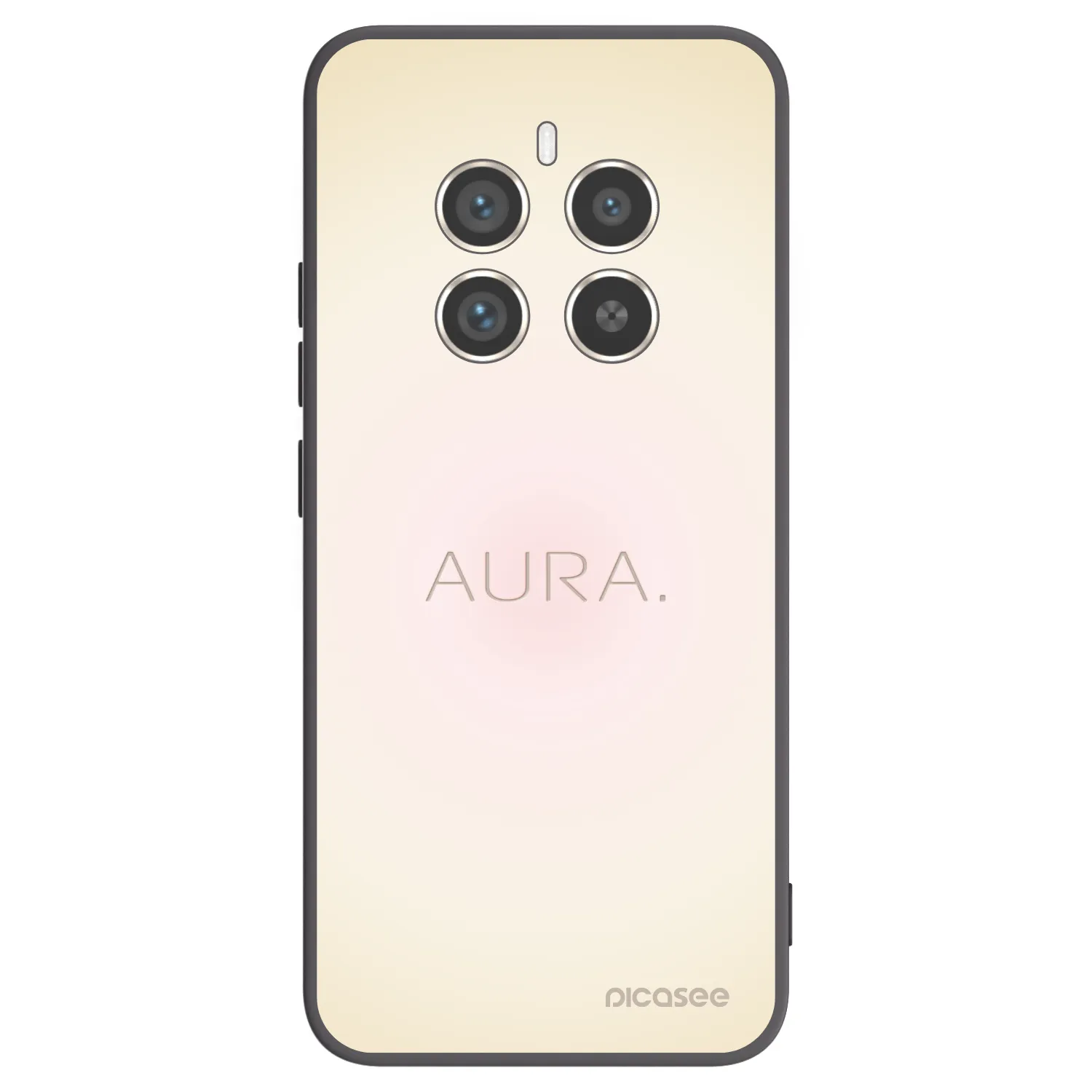Picasee crna silikonska maskica za Realme 12 Pro 5G - Aura