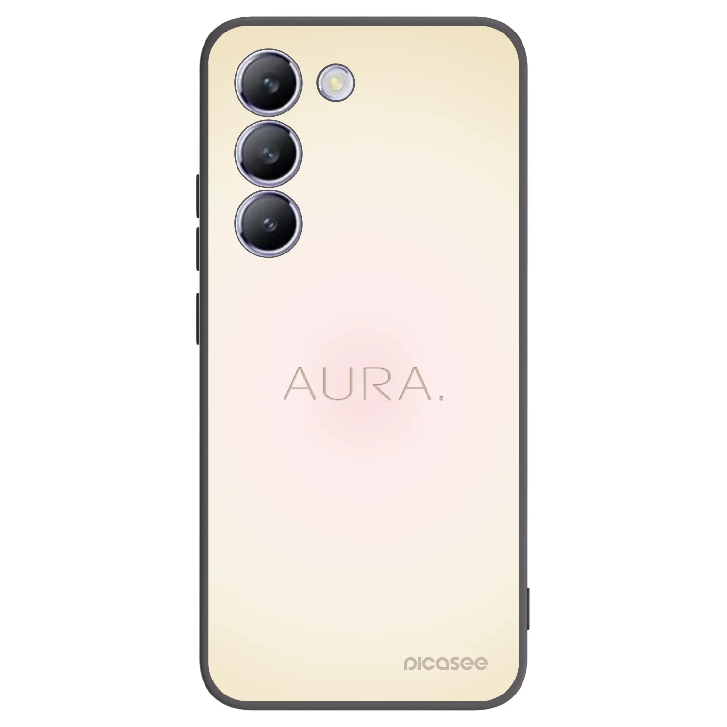 Picasee crna silikonska maskica za Vivo V40 SE 5G - Aura
