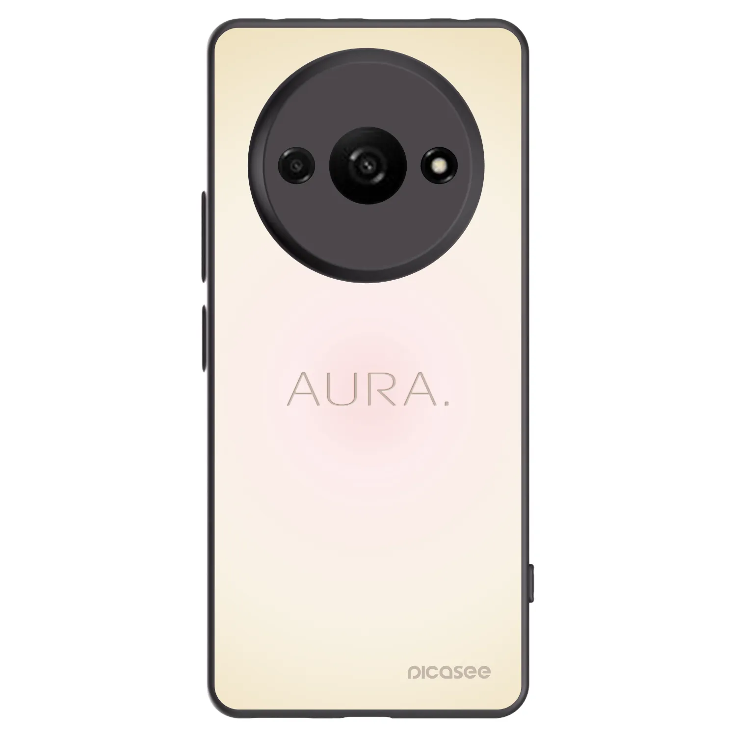Picasee crna silikonska maskica za Xiaomi Redmi A3 - Aura