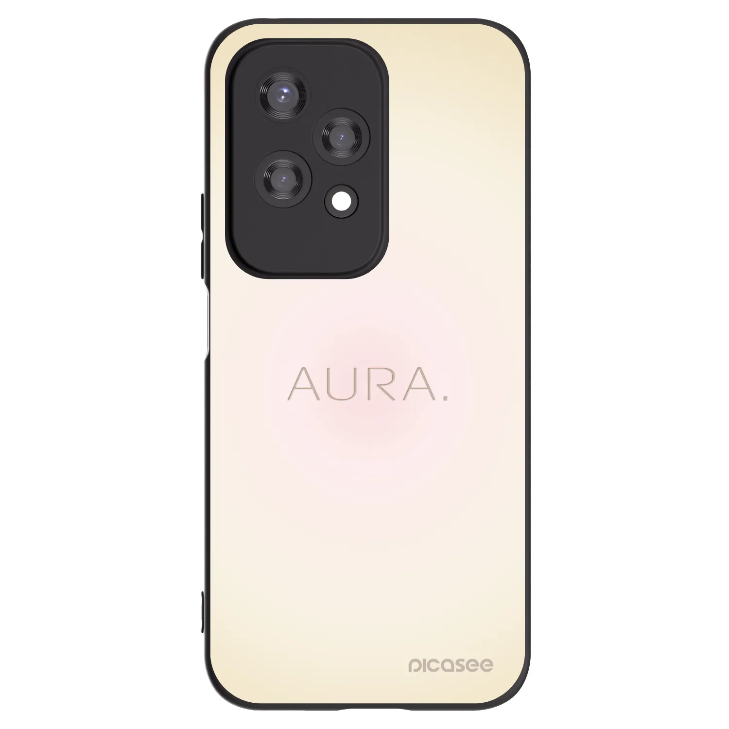 Picasee crna silikonska maskica za Honor 200 Lite - Aura