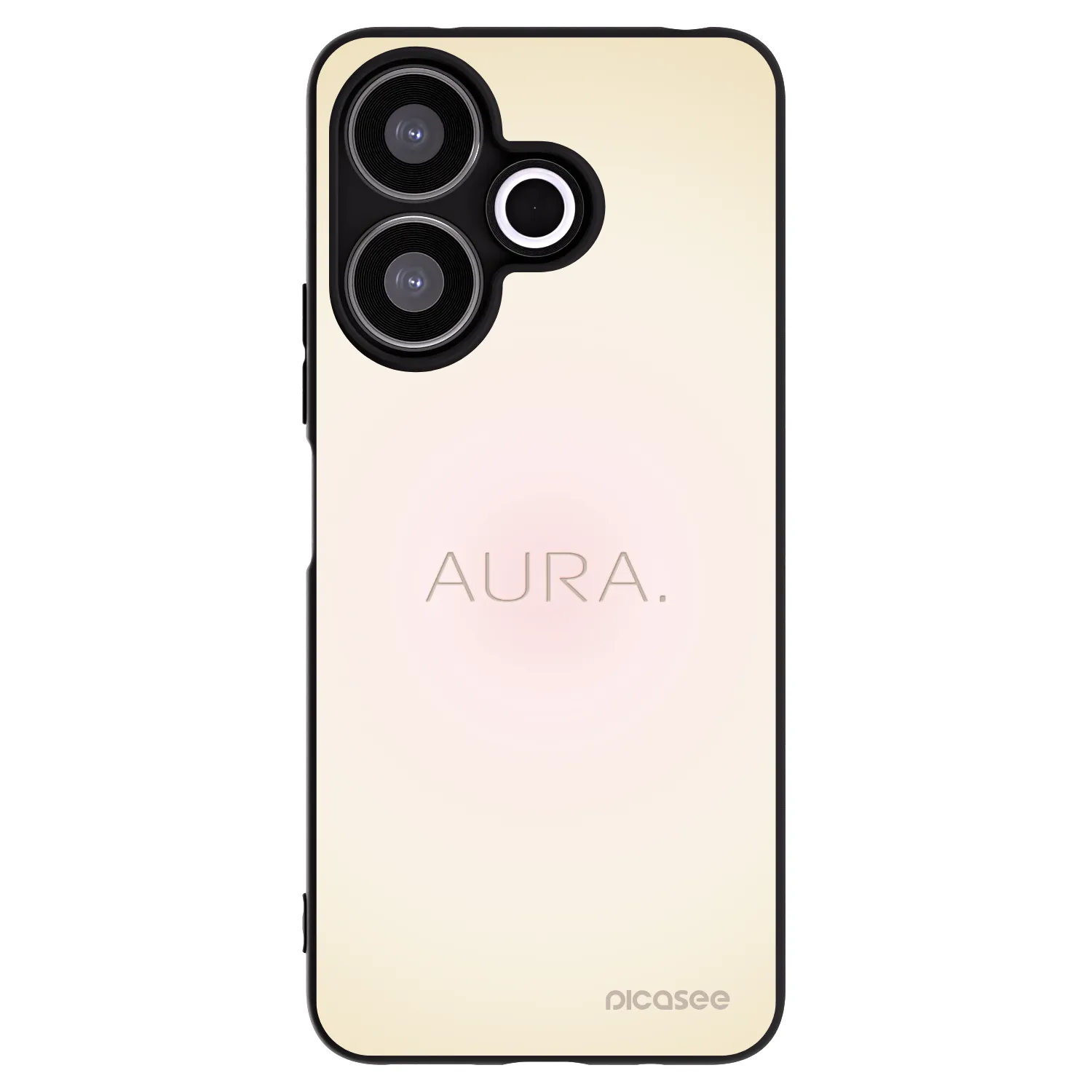 Picasee crna silikonska maskica za Xiaomi Redmi 13 4G - Aura