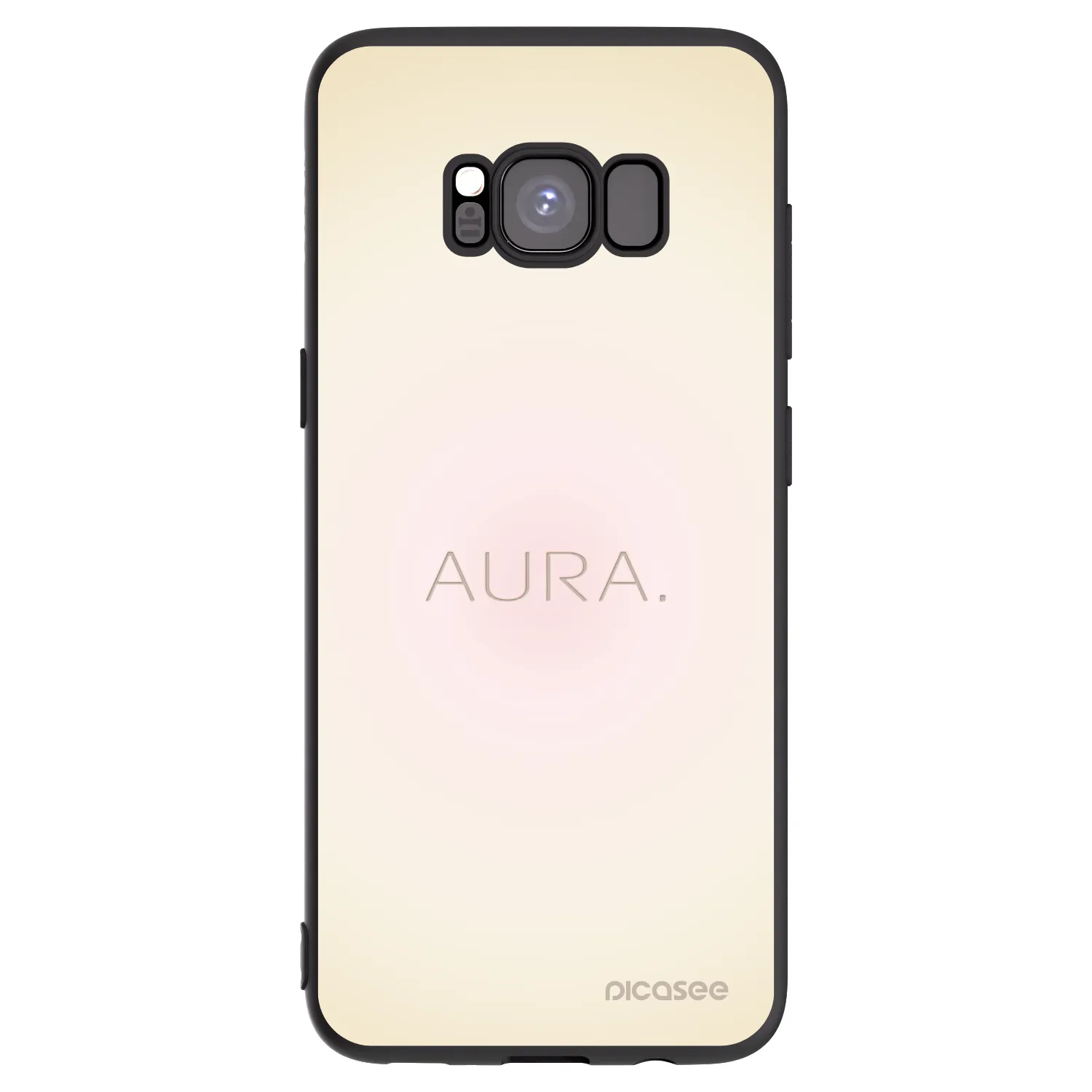 Picasee crna silikonska maskica za Samsung Galaxy S8 G950F - Aura