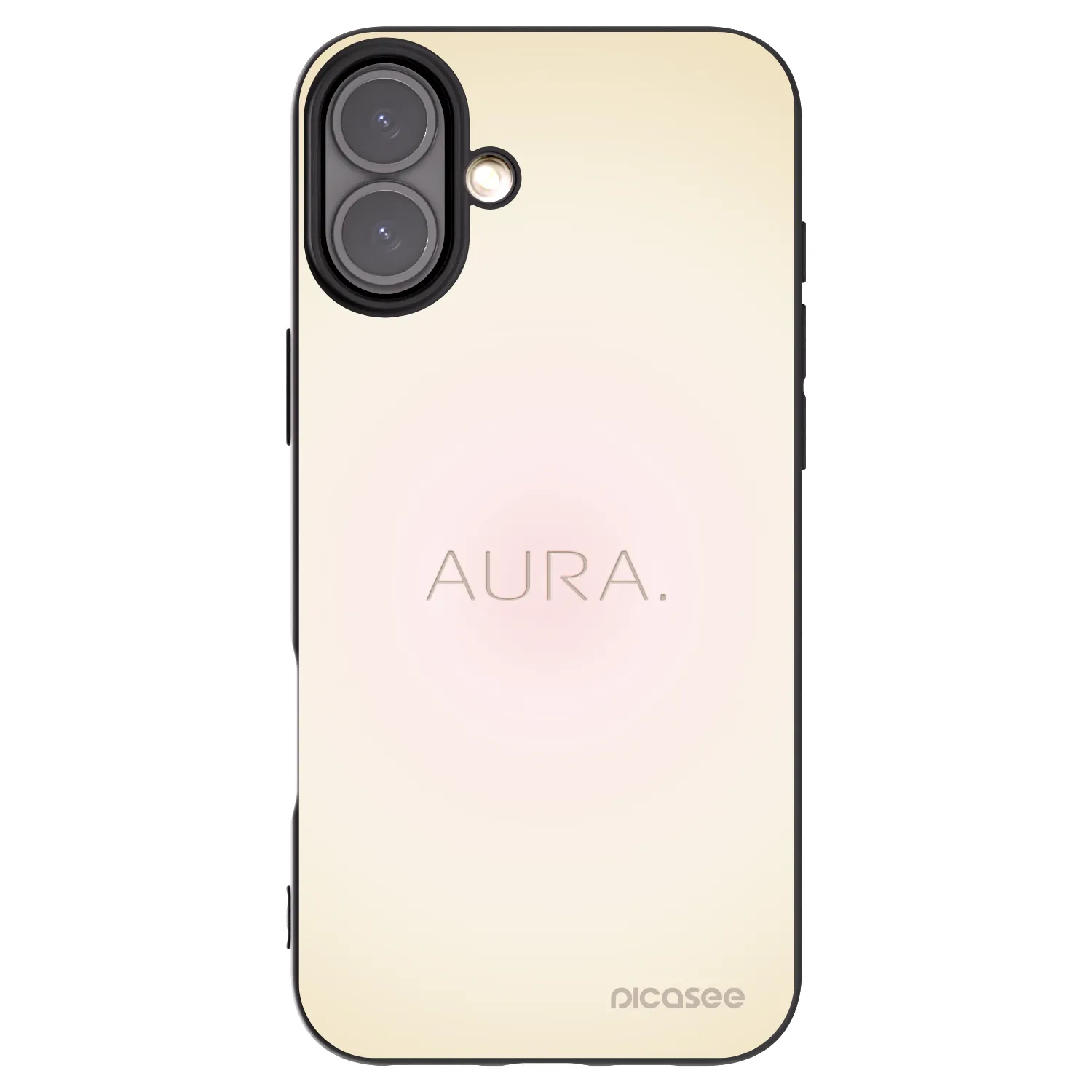 Picasee crna silikonska maskica za Apple iPhone 16 Plus - Aura