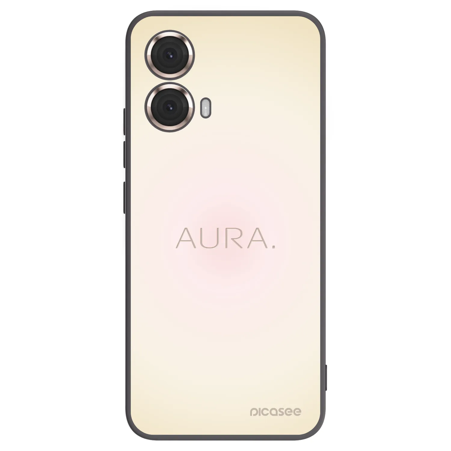 Picasee crna silikonska maskica za Motorola Moto G85 - Aura