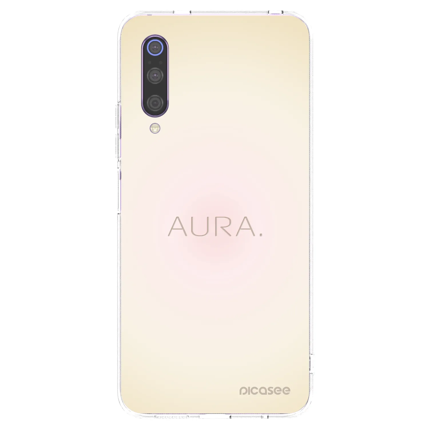 Picasee silikonska prozirna maskica za Xiaomi Mi 9 - Aura
